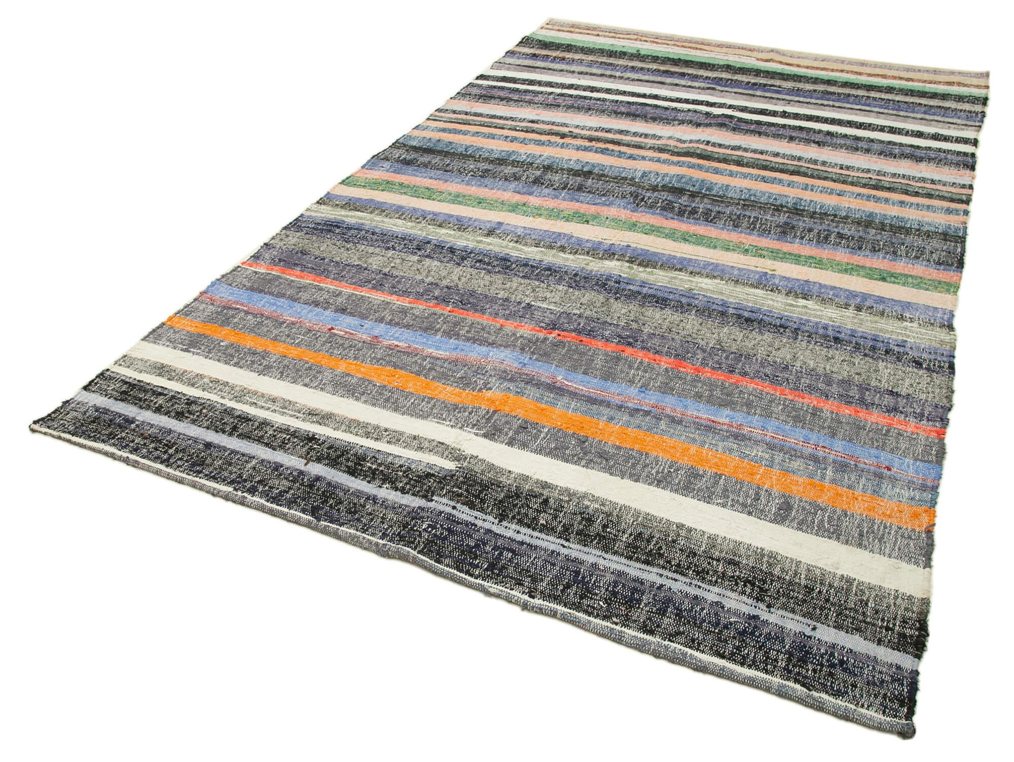 6 x 10 Grey Anatolian Kilim Rug - 325