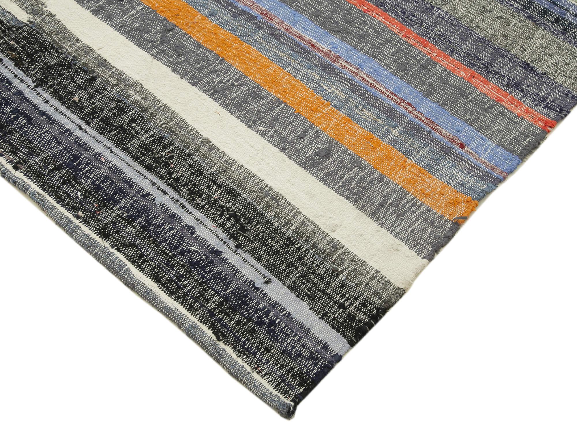 6 x 10 Grey Anatolian Kilim Rug - 325