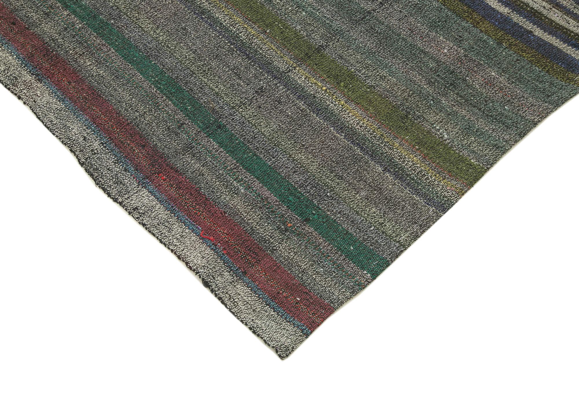 6 x 9 Grey Anatolian Kilim Rug - 329