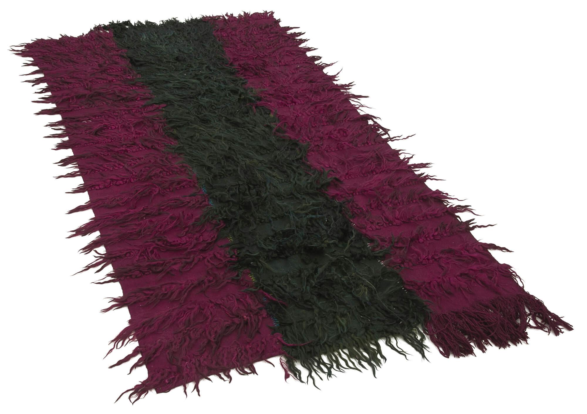 4 x 7 Purple Oriental Kilim Rug - 784