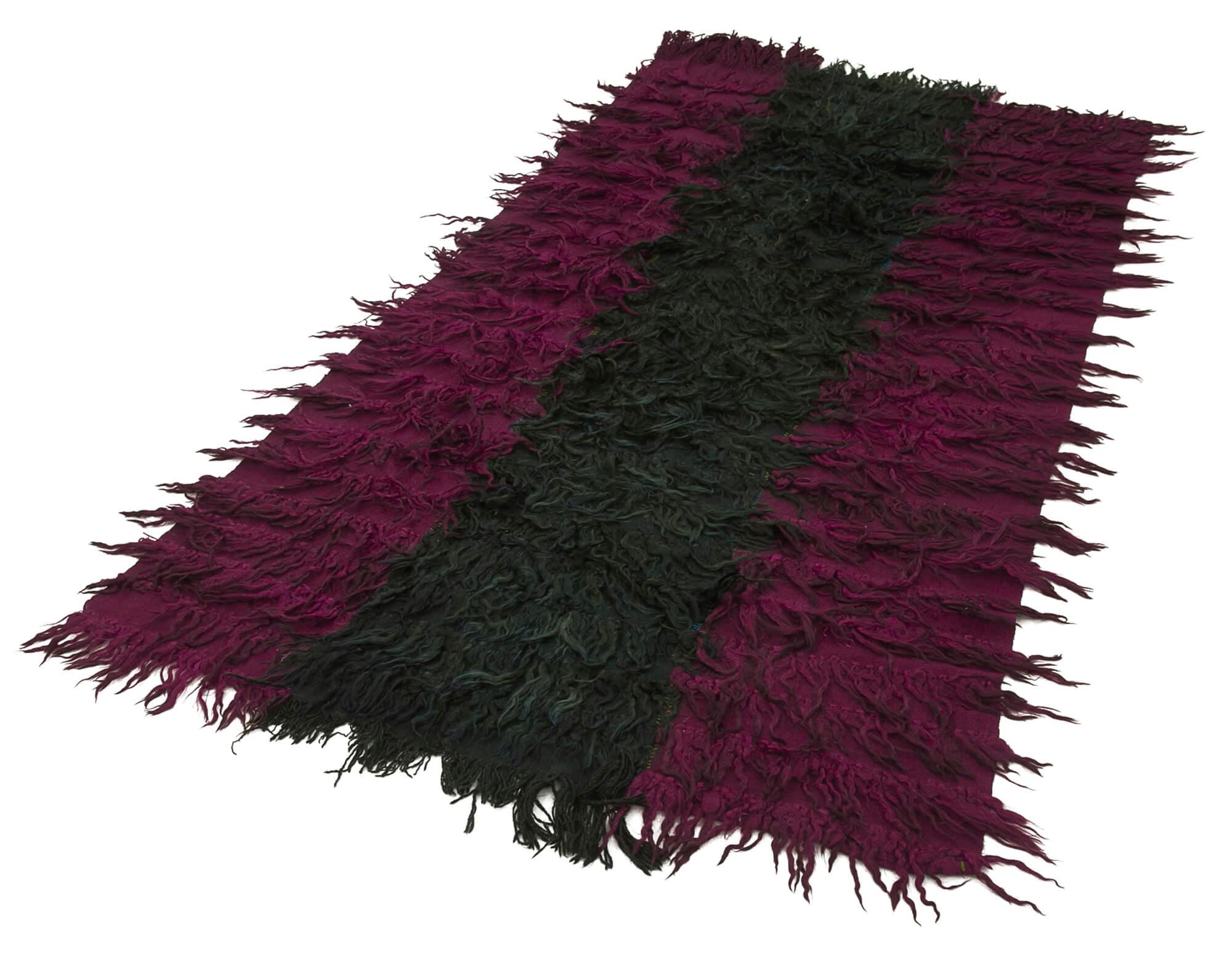 4 x 7 Purple Oriental Kilim Rug - 784