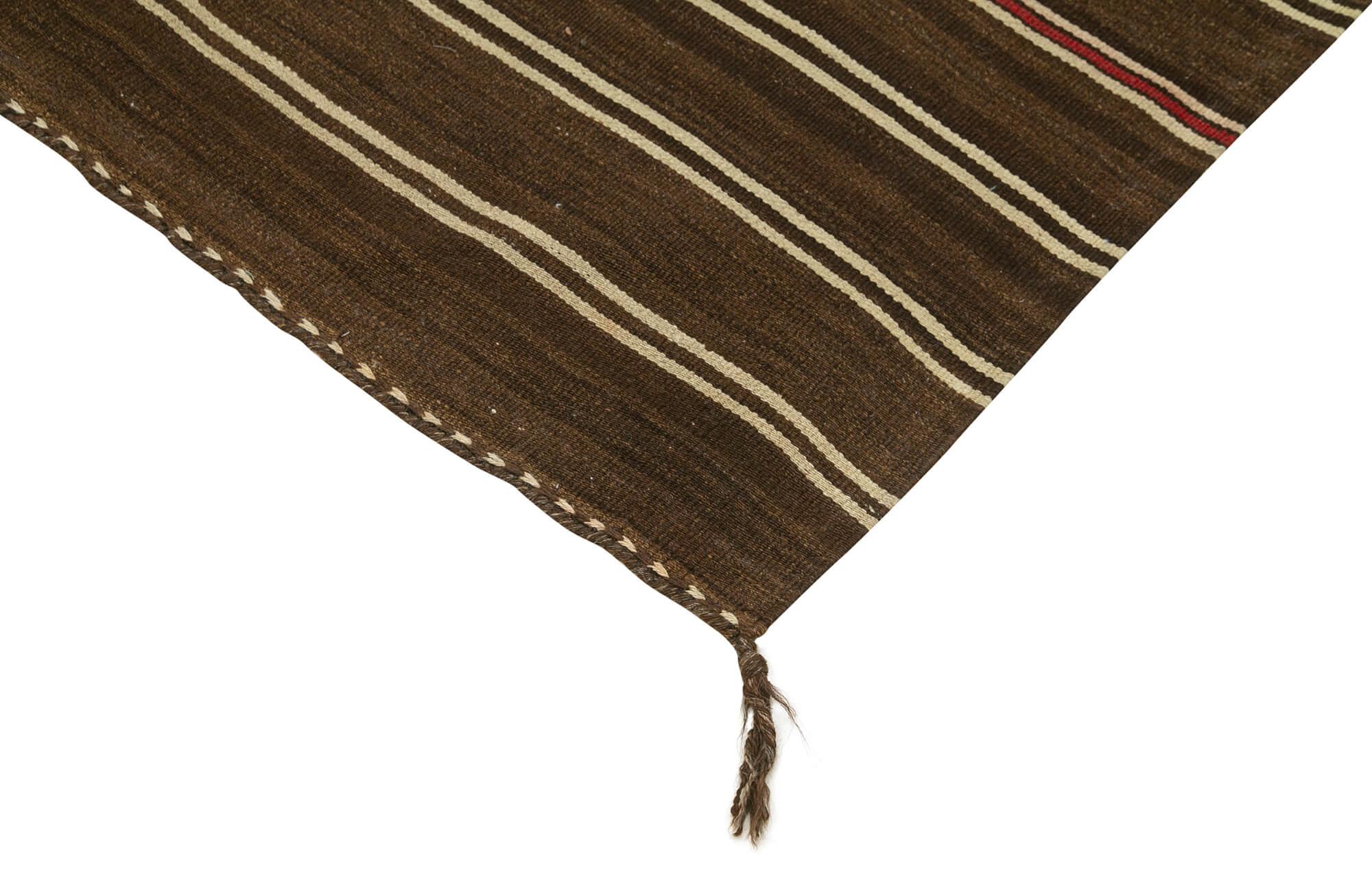 3 x 6 Brown Oriental Kilim Rug - 785