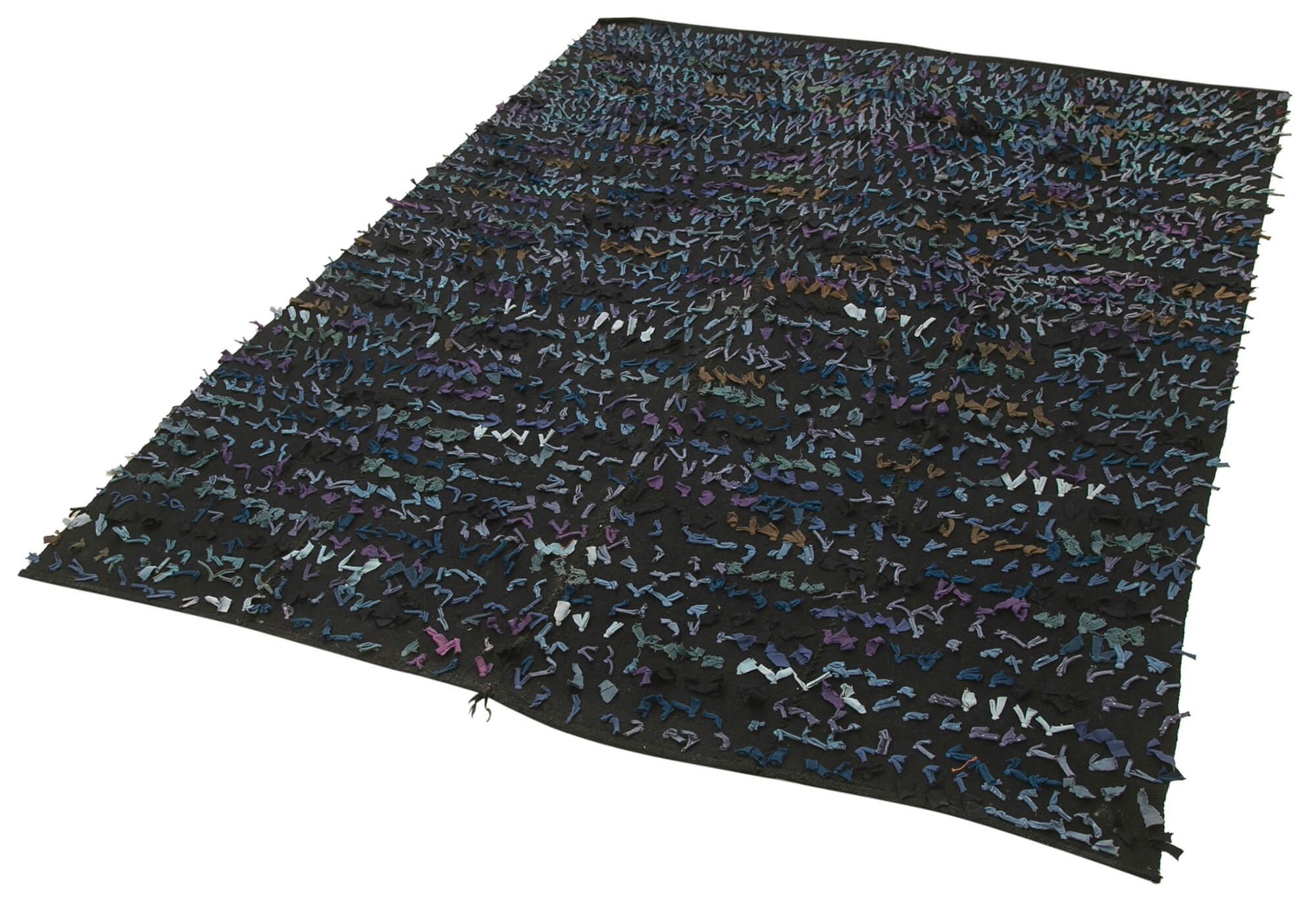 5 x 7 Blue Oriental Kilim Rug - 787