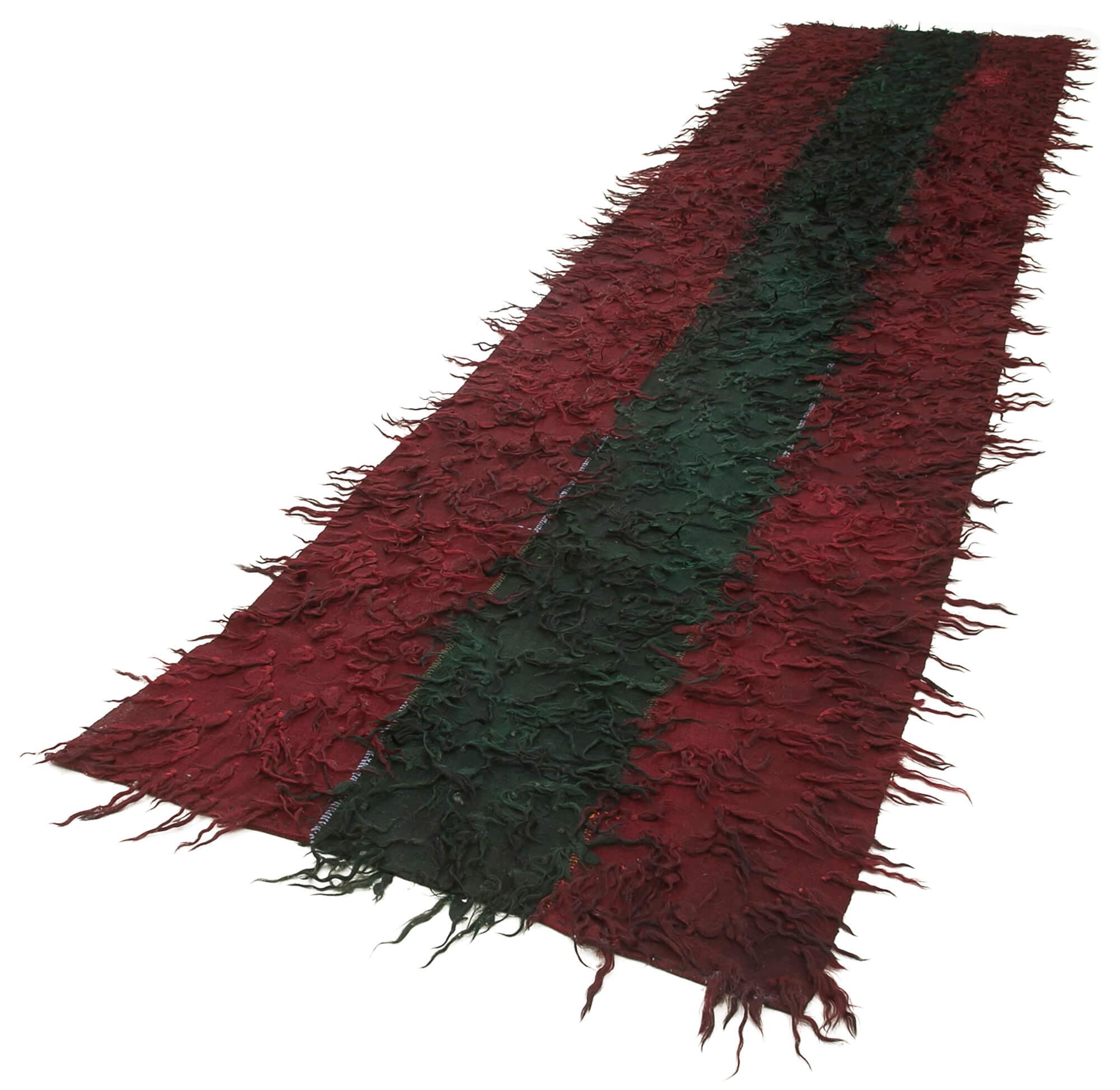 3 x 16 Red Oriental Kilim Runner Rug - 847