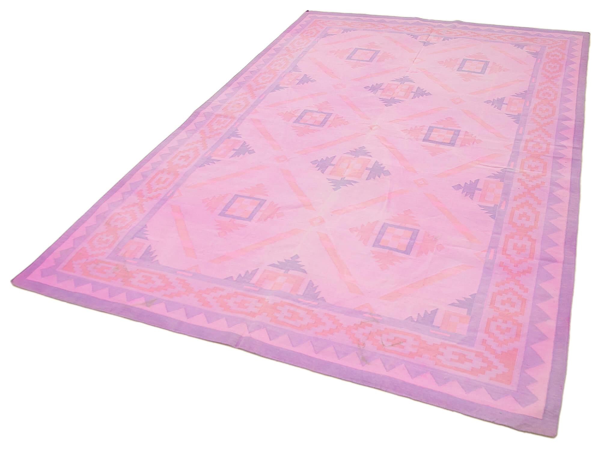 6 x 9 Pink Oriental Kilim Rug - 883