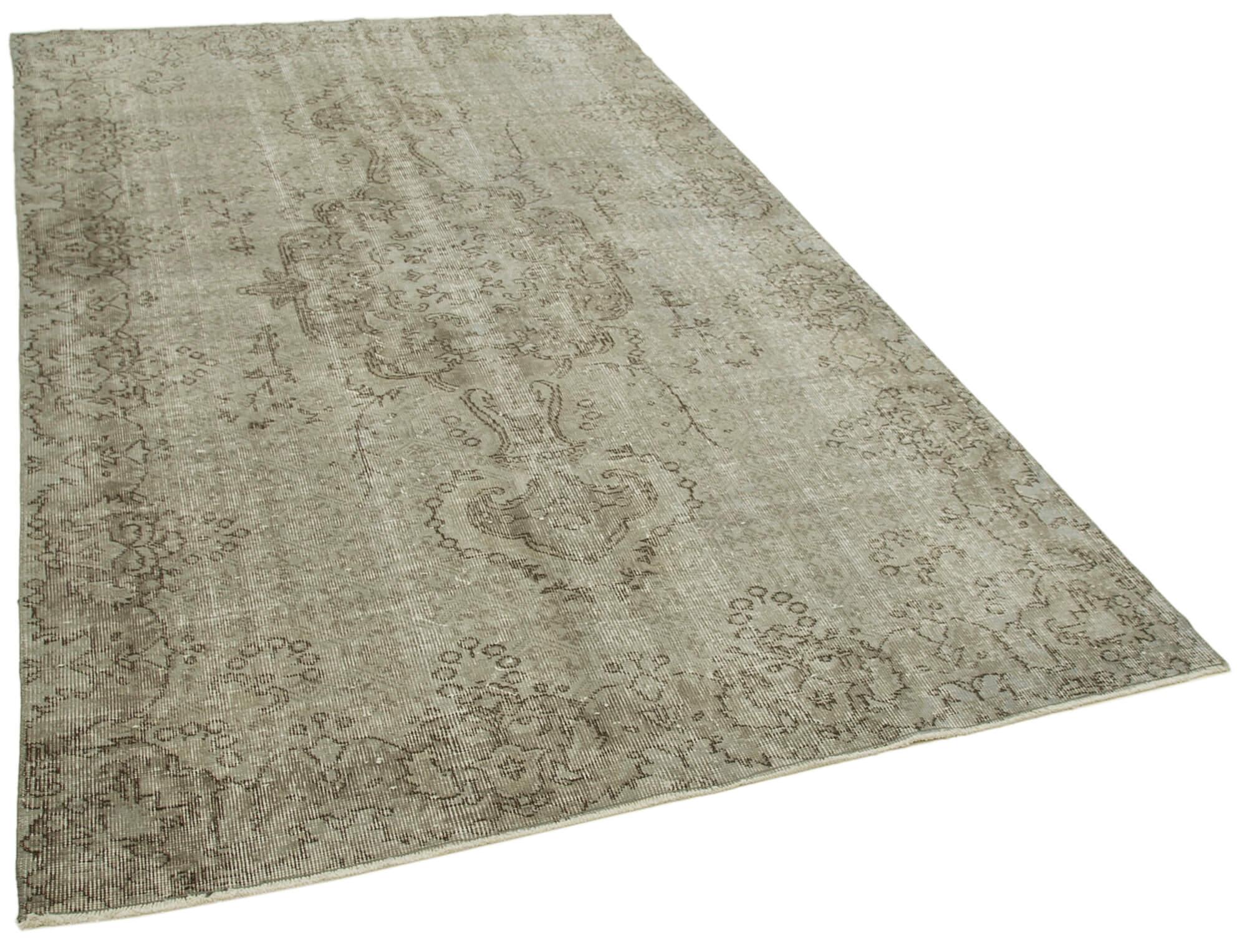 6 x 9 Grey Overdyed Rug - 207