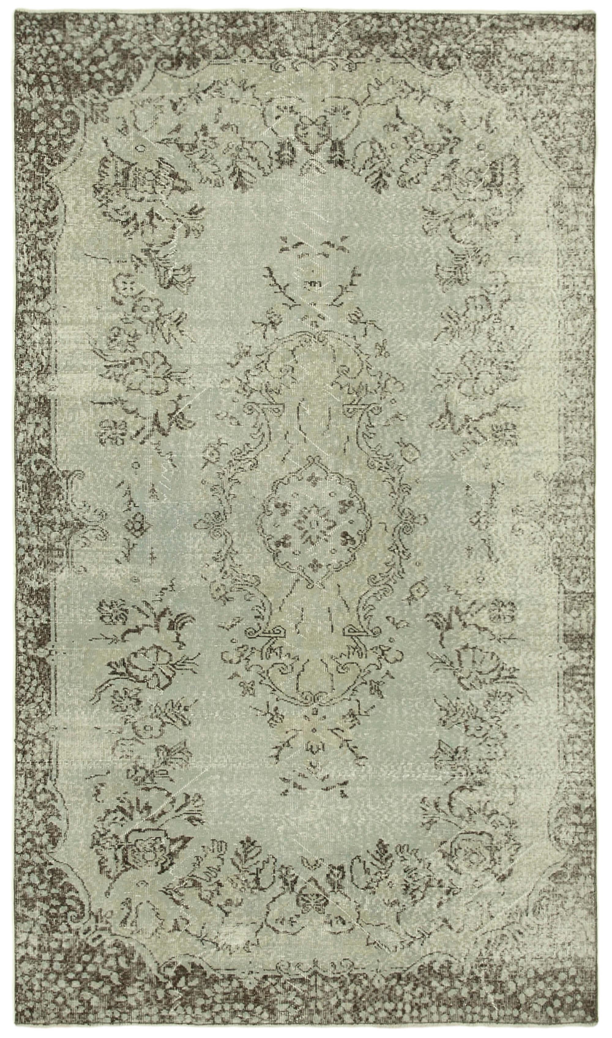 5 x 9 Grey Overdyed Rug - 205