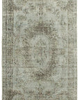 5 x 9 Grey Overdyed Rug - 202