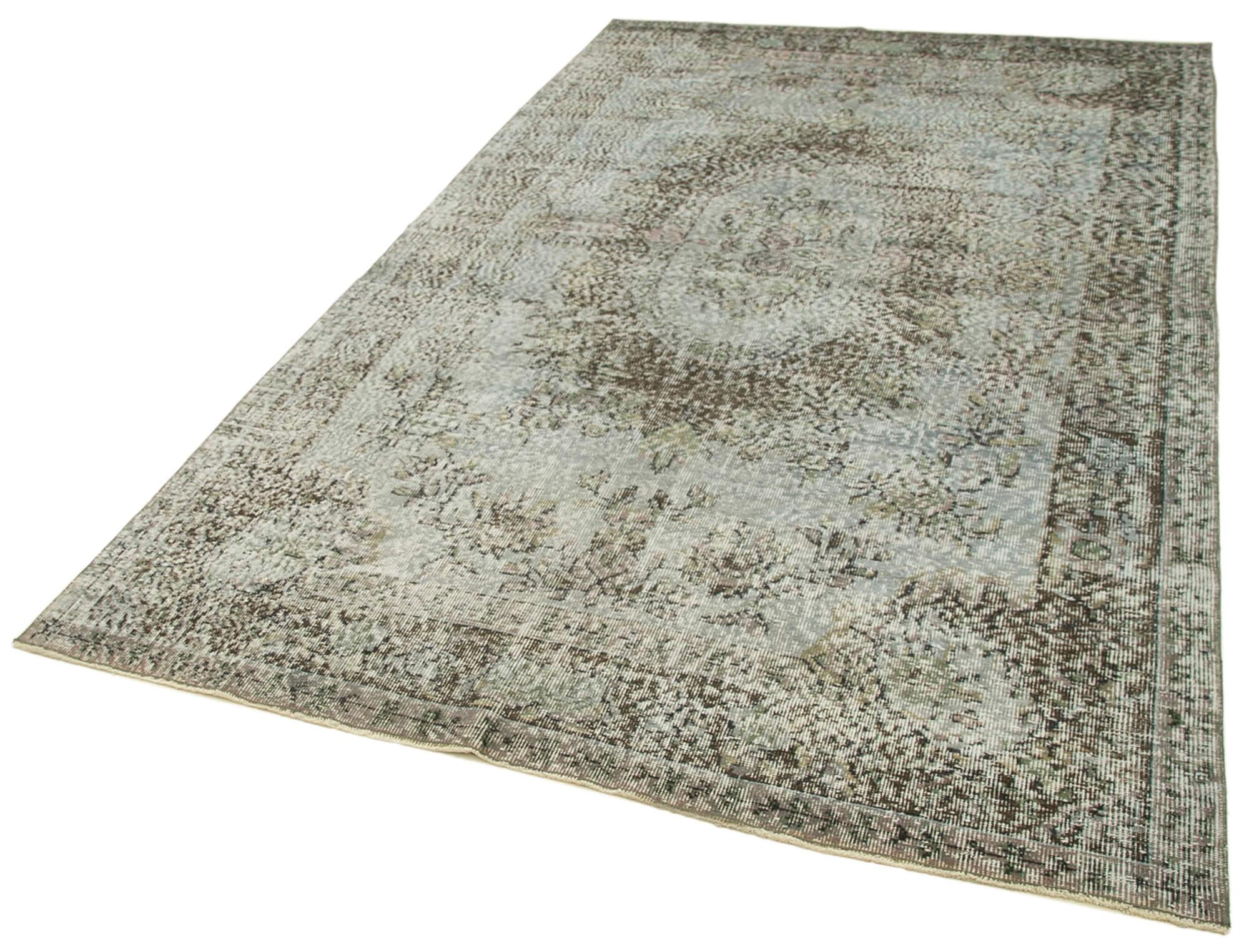 5 x 9 Grey Overdyed Rug - 202