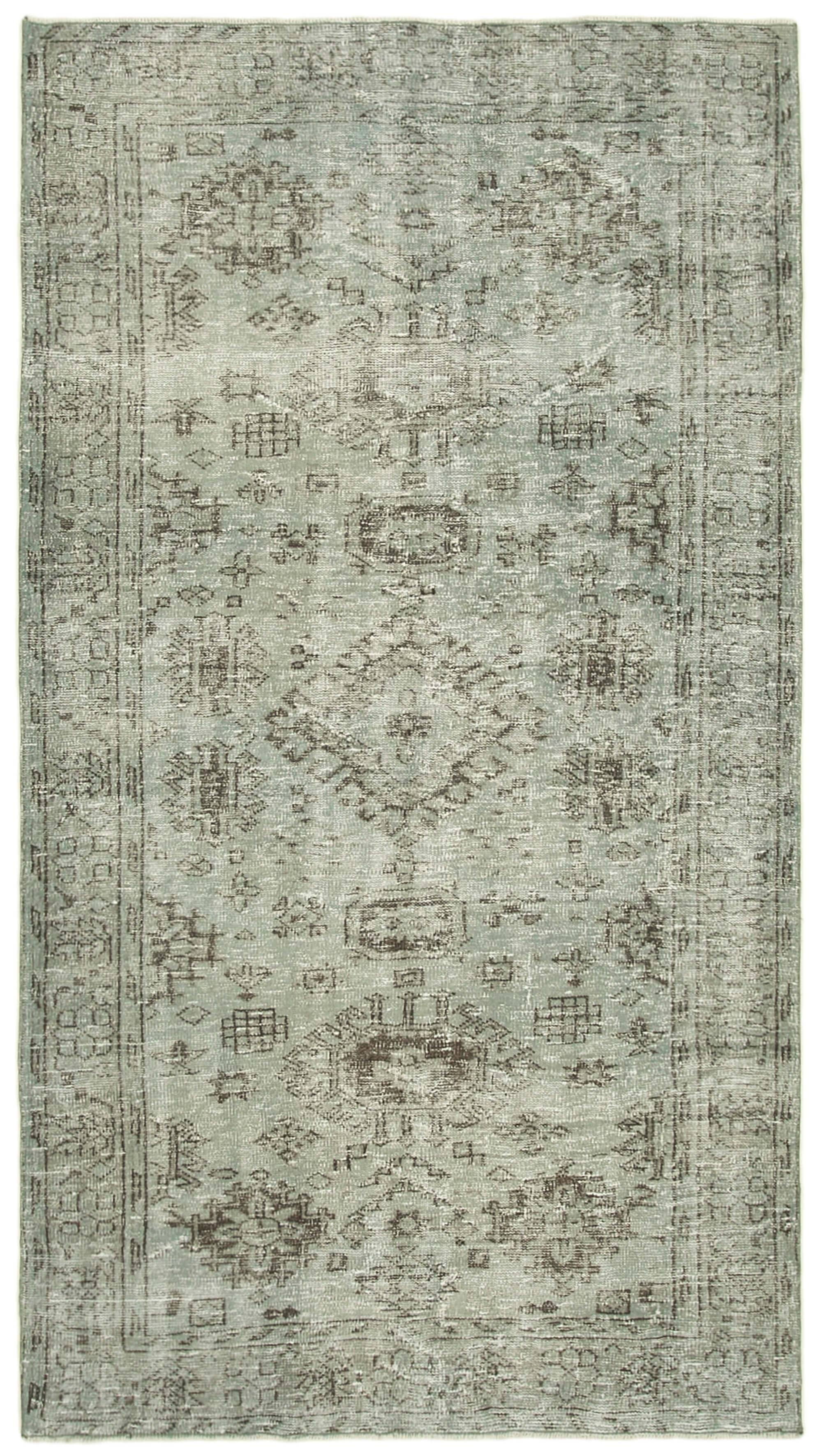 5 x 9 Grey Overdyed Rug - 192