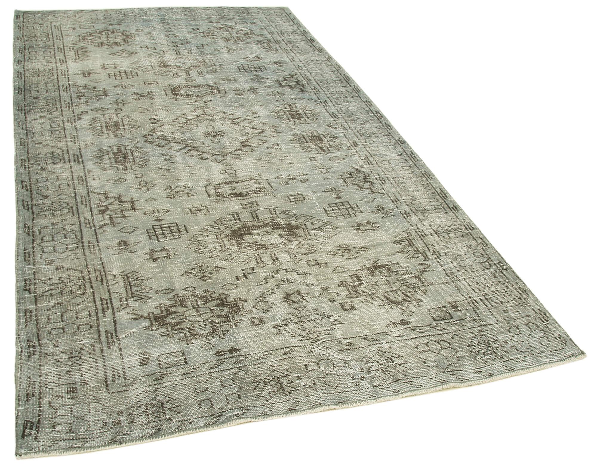 5 x 9 Grey Overdyed Rug - 192