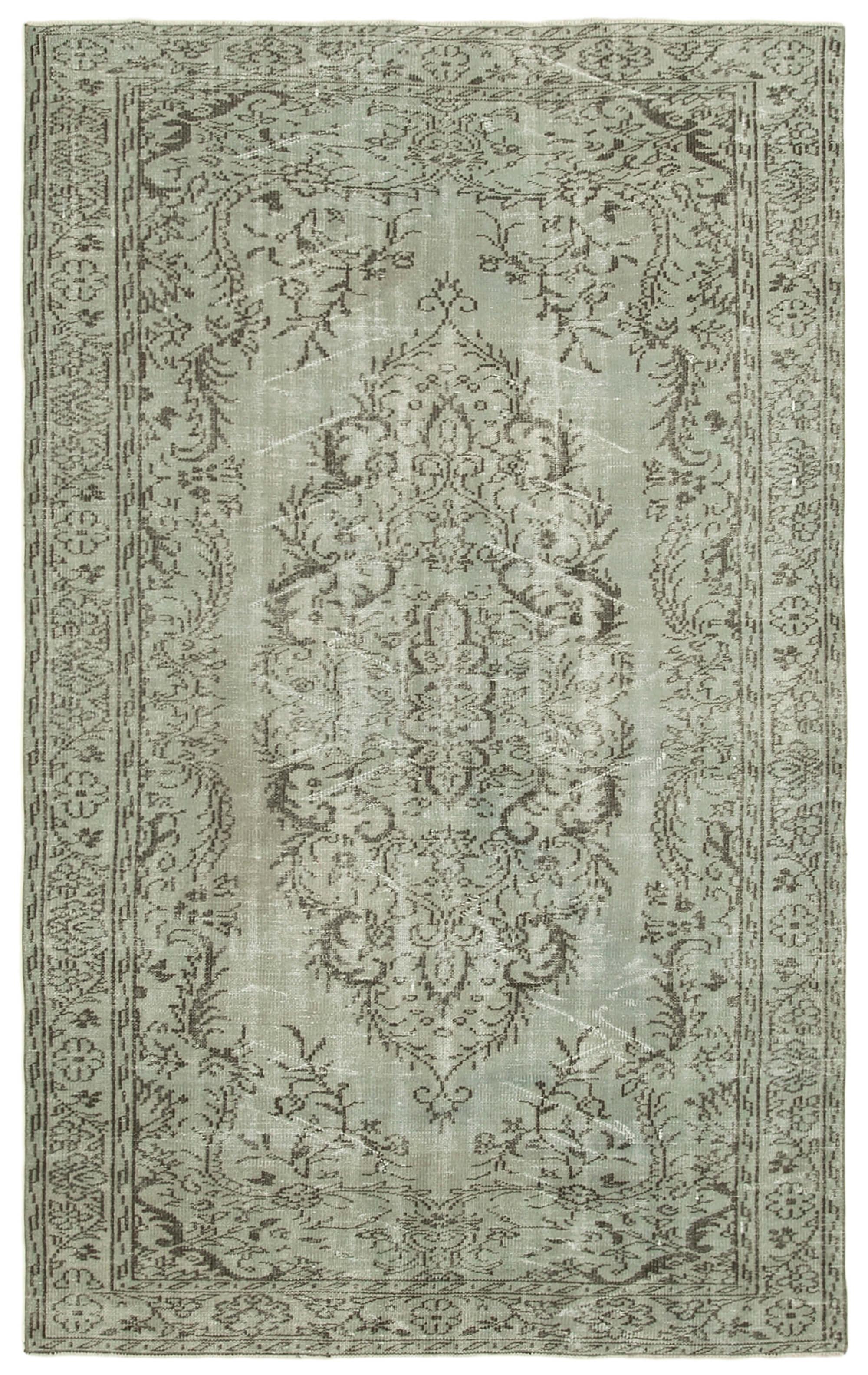 6 x 9 Grey Overdyed Rug - 193