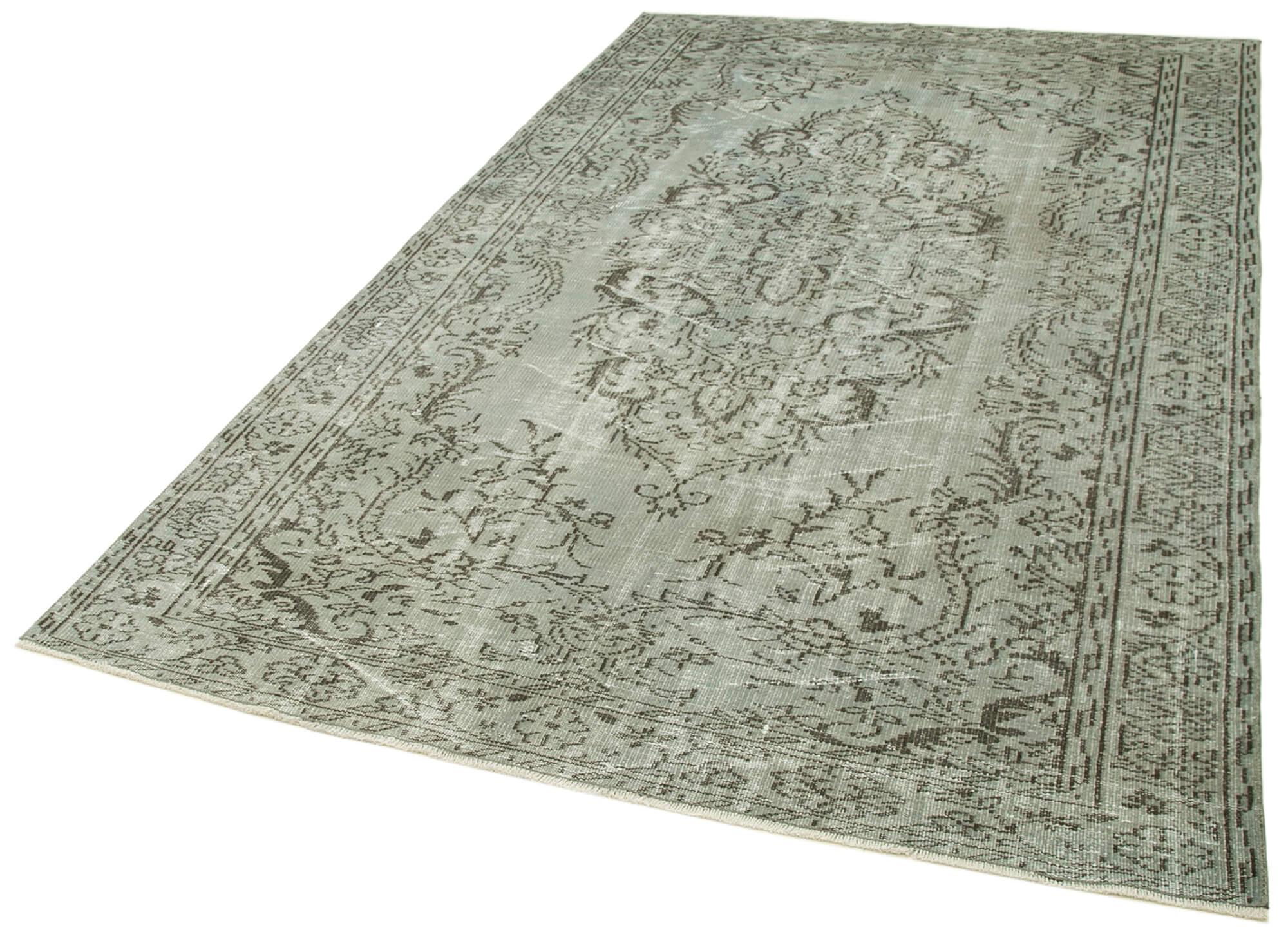 6 x 9 Grey Overdyed Rug - 193