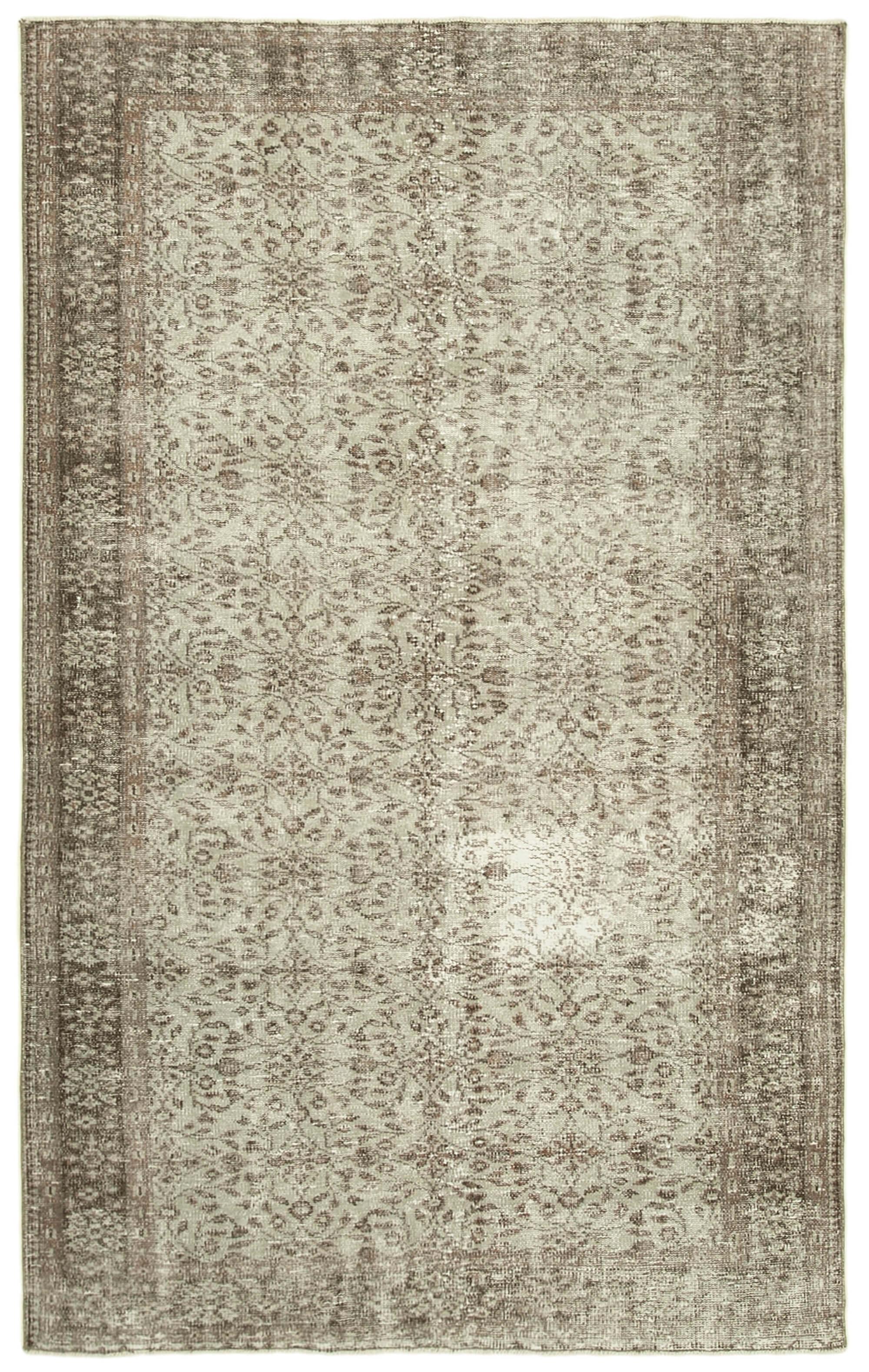 5 x 9 Grey Overdyed Rug - 195