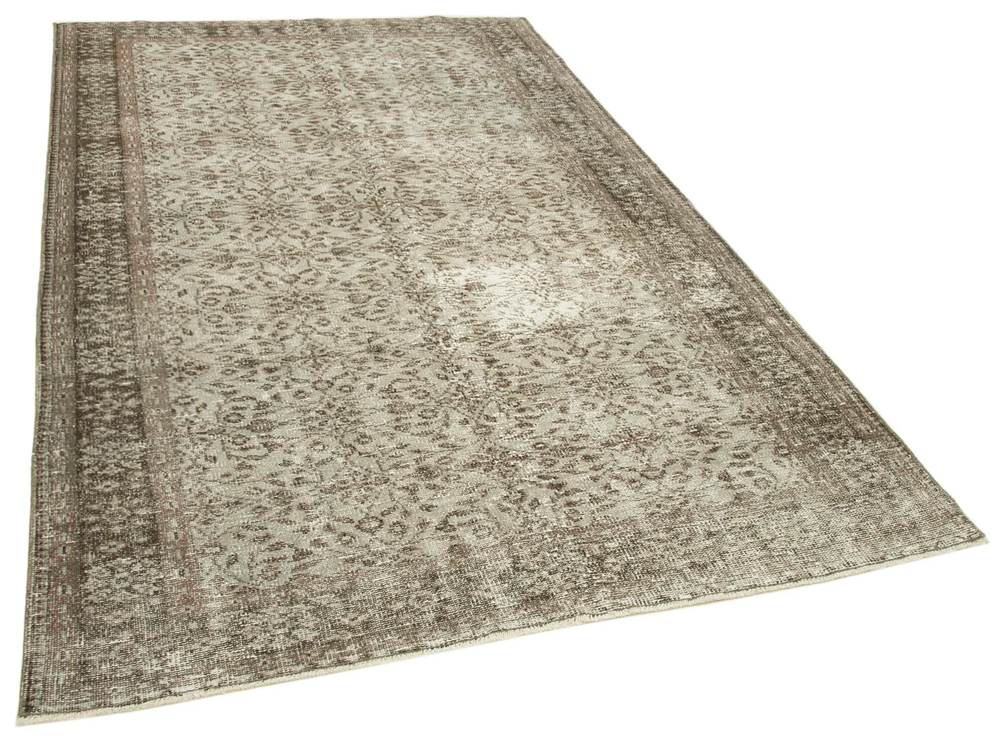 5 x 9 Grey Overdyed Rug - 195