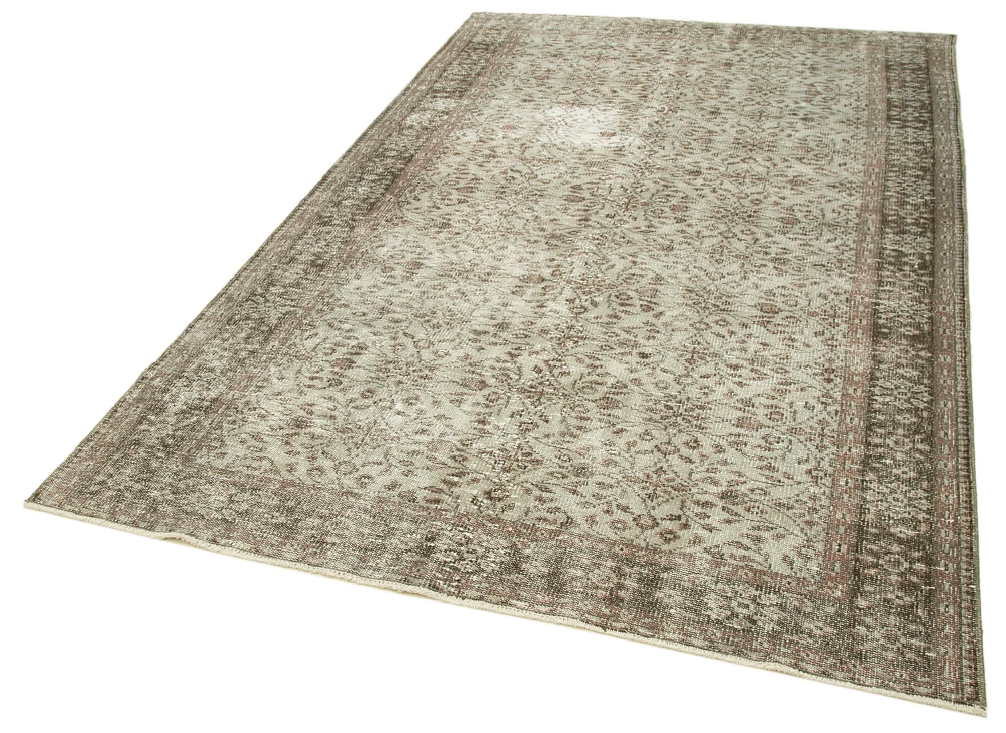 5 x 9 Grey Overdyed Rug - 195