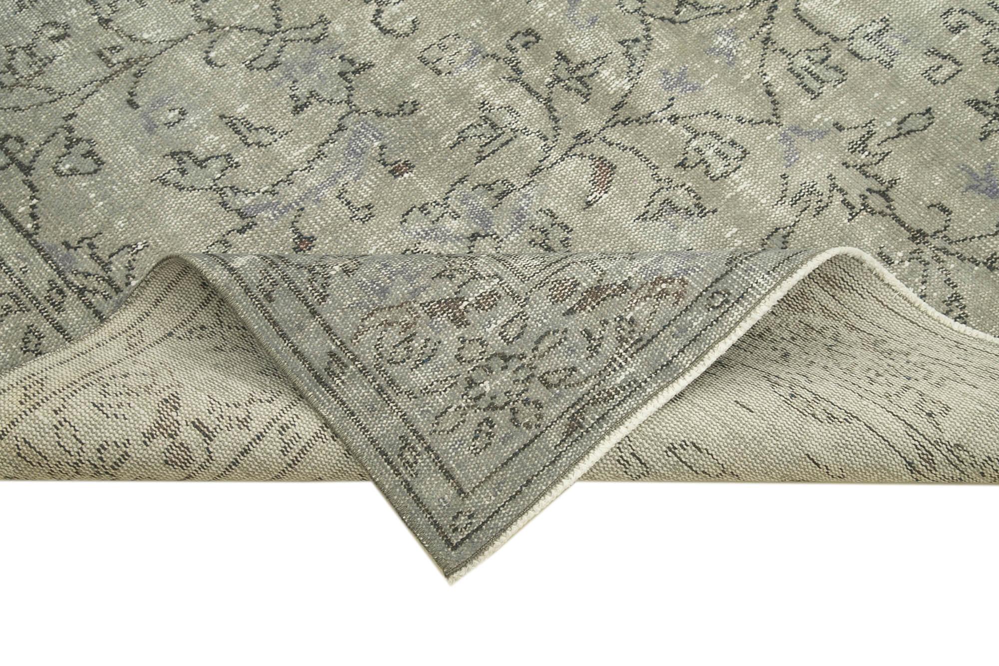 6 x 9 Grey Overdyed Rug - 198