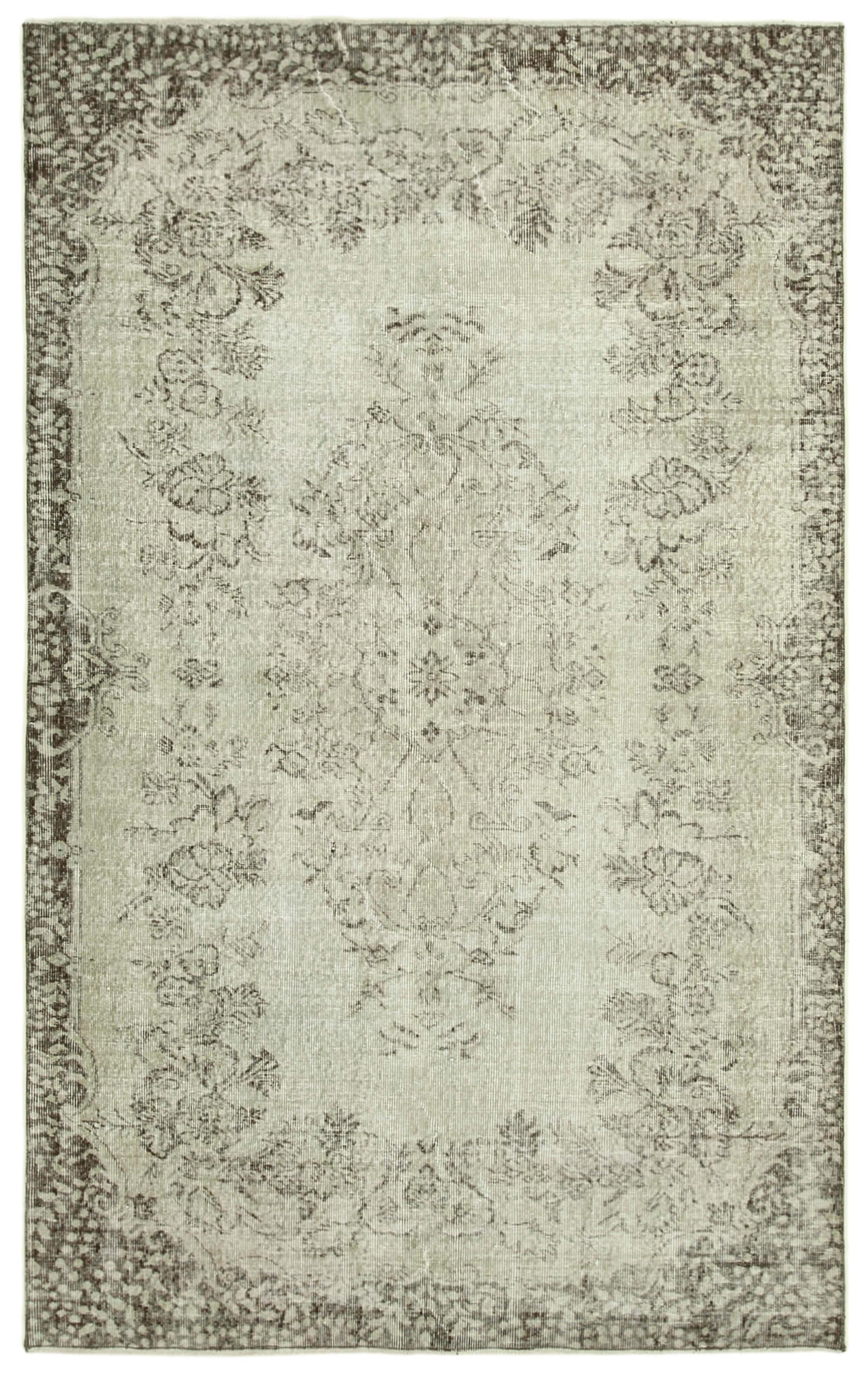 5 x 9 Grey Overdyed Rug - 190