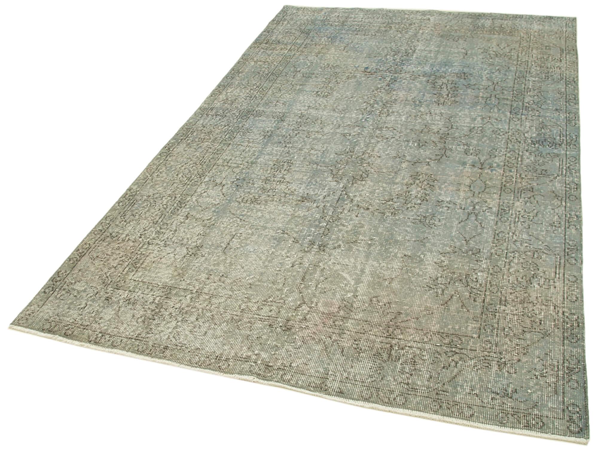 5 x 9 Blue Overdyed Rug - 189