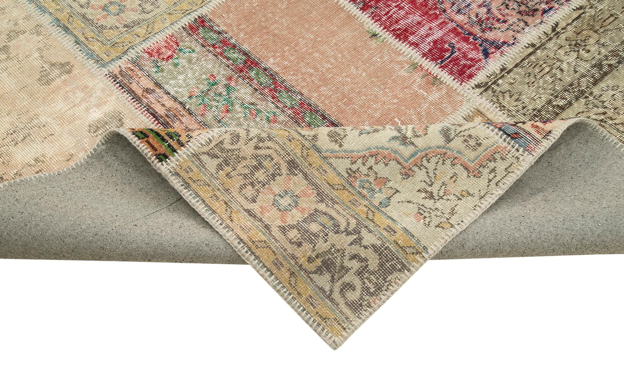 10 x 13 Beige Patchwork Rug - 929