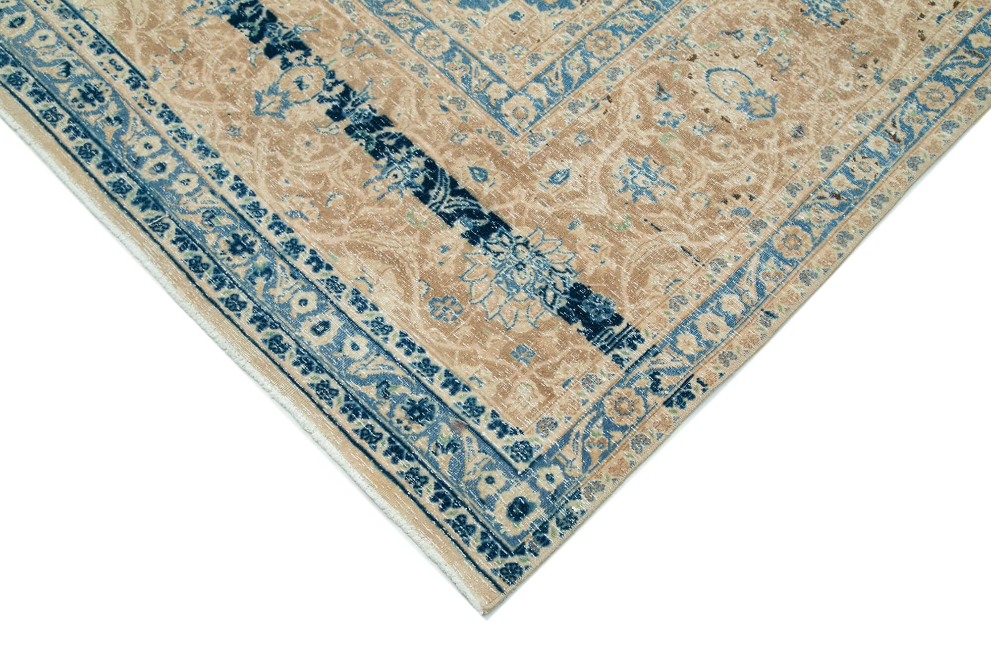 9 x 15 Beige Vintage Large Area Rug - 443