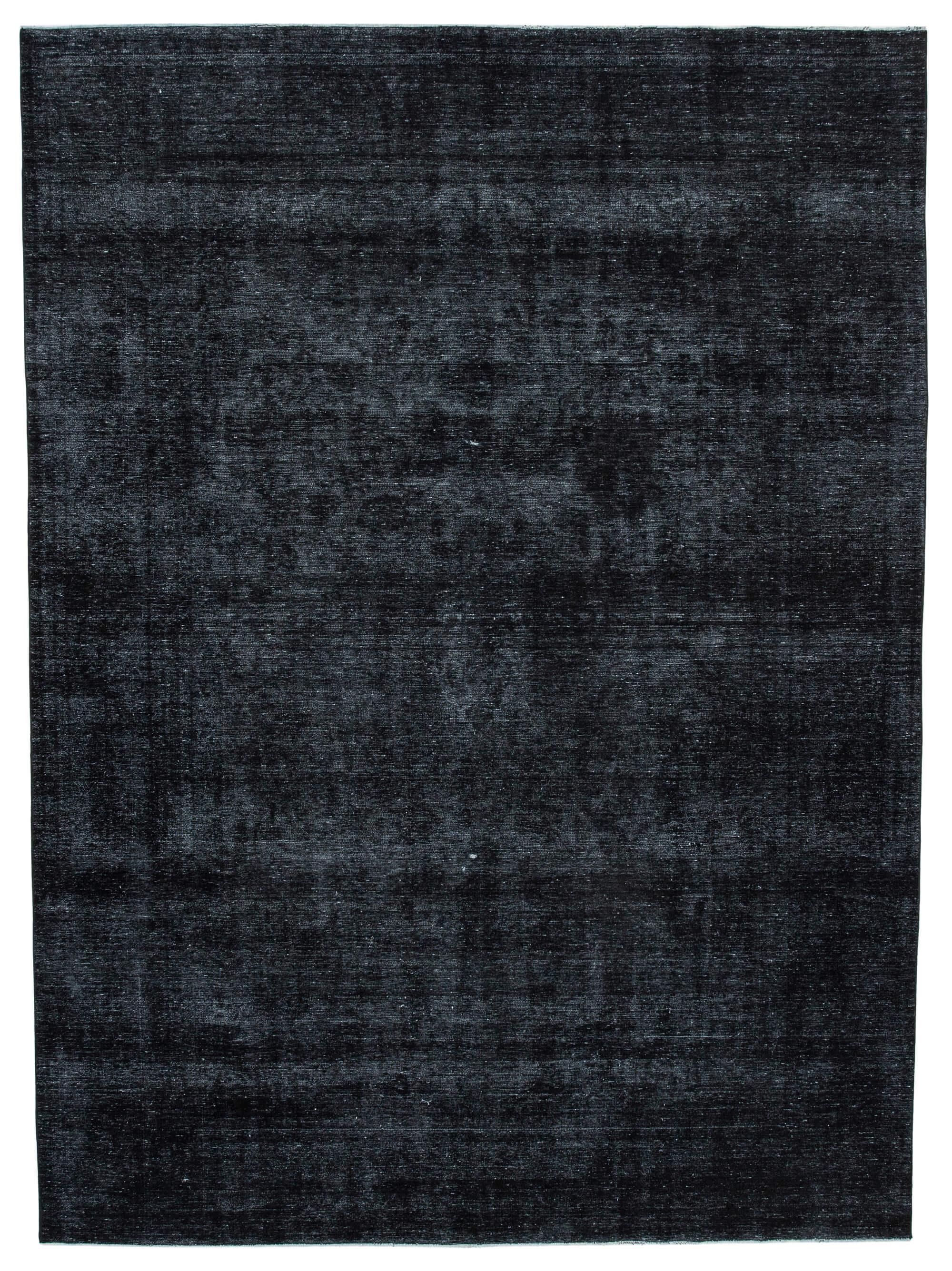 9 x 13 Black Overdyed Large Area Rug - 450