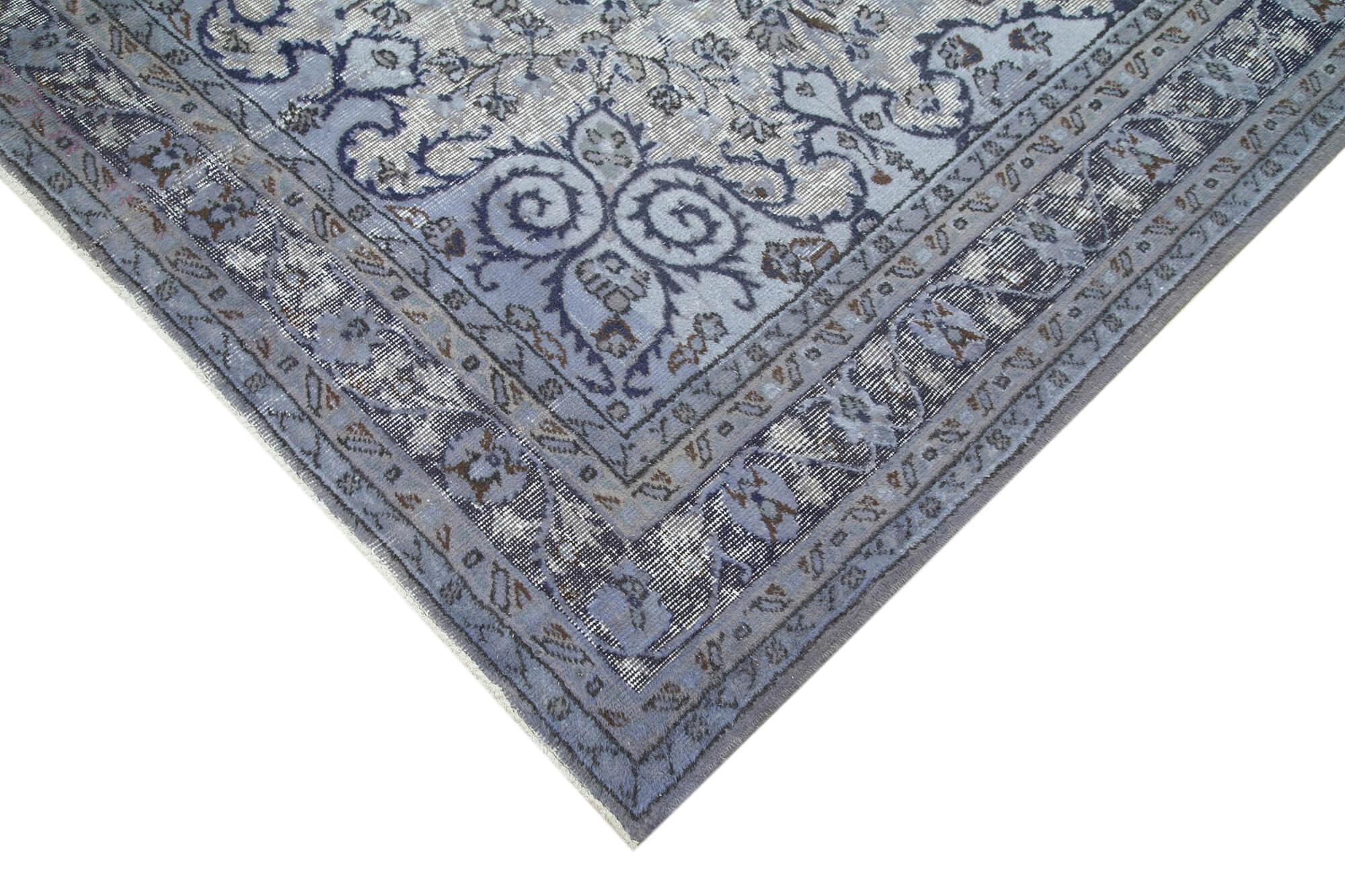 6 x 9 Blue Over Dyed Rug - 1043