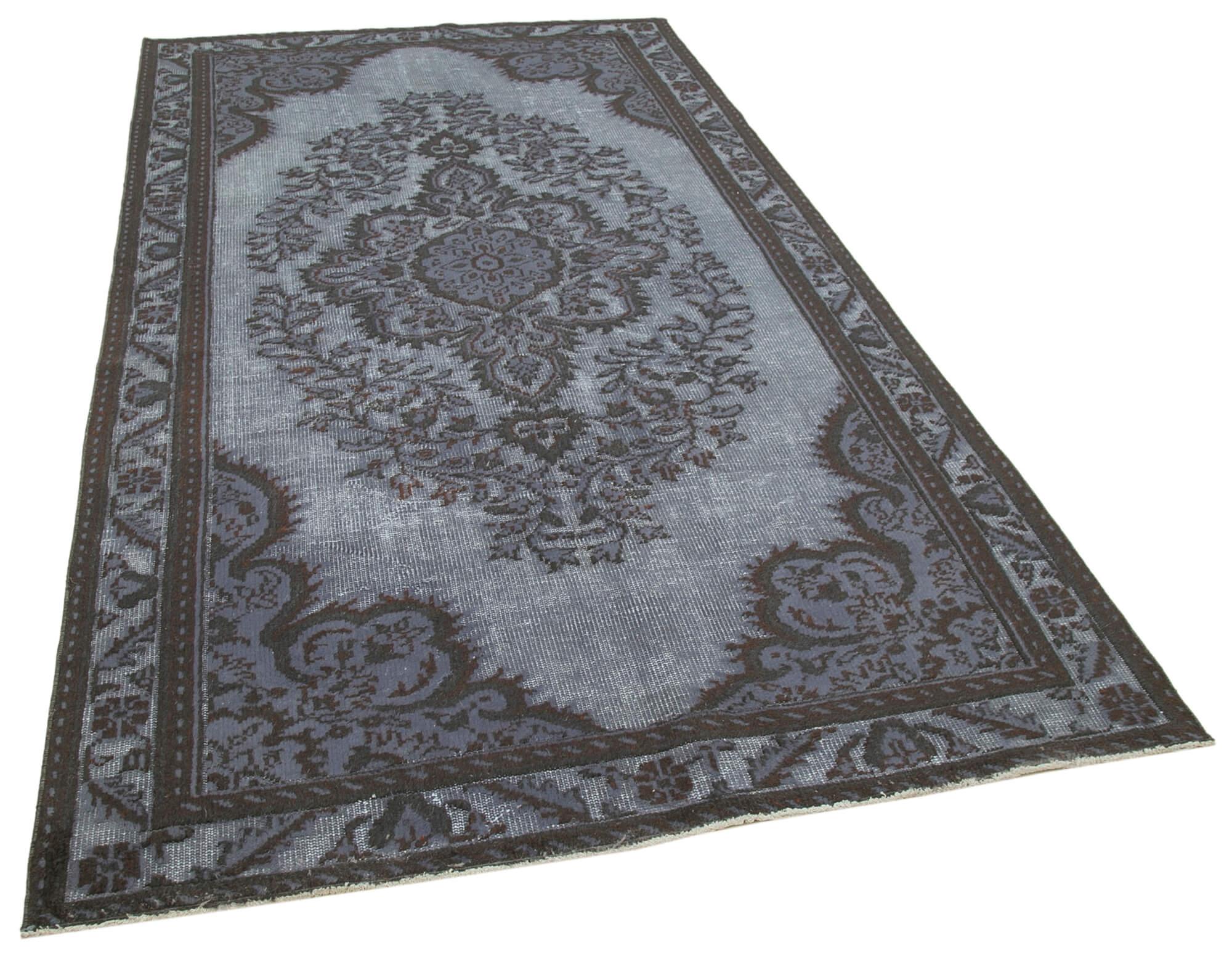 5 x 9 Grey Over Dyed Rug - 1044