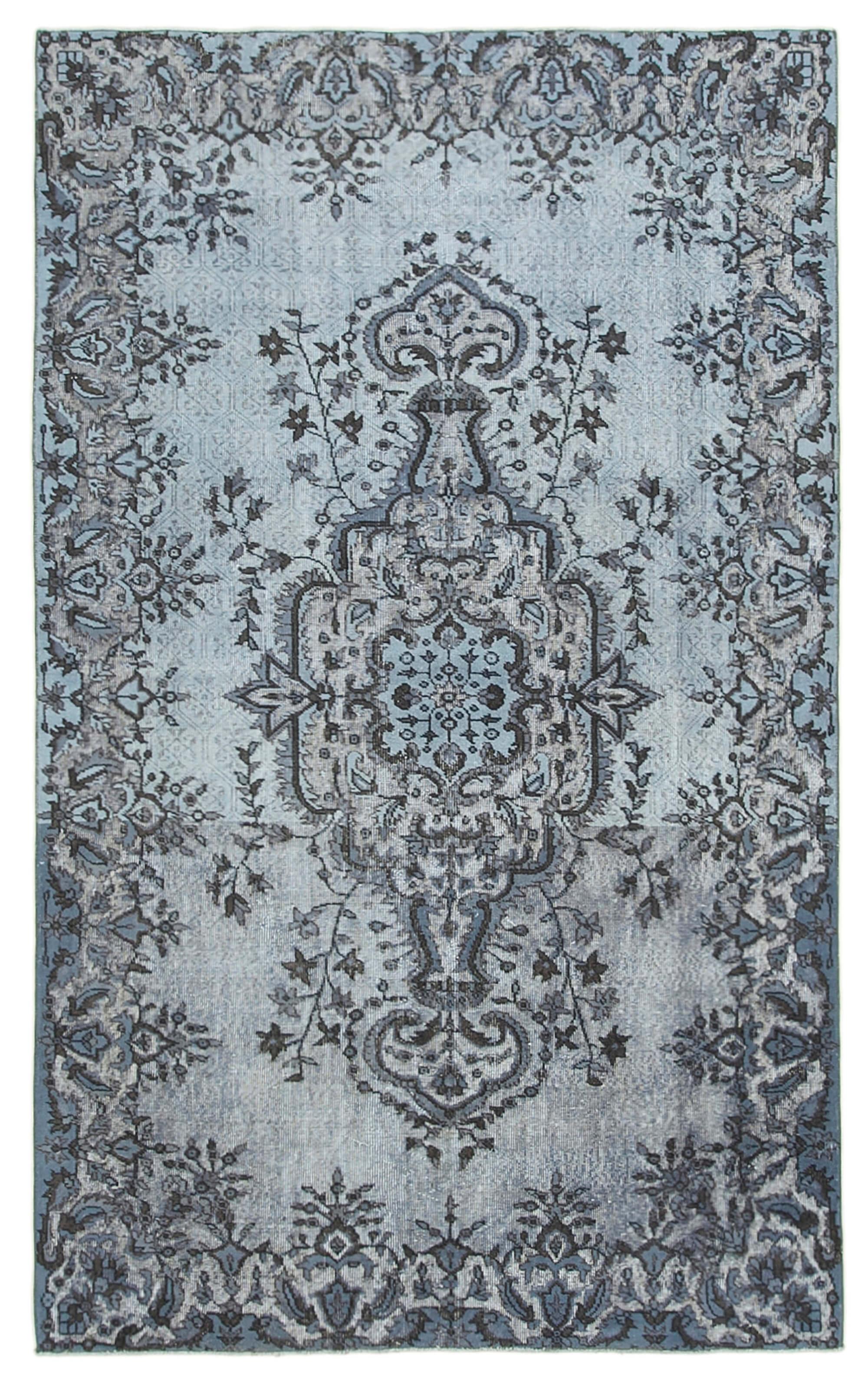 6 x 9 Grey Over Dyed Rug - 1045