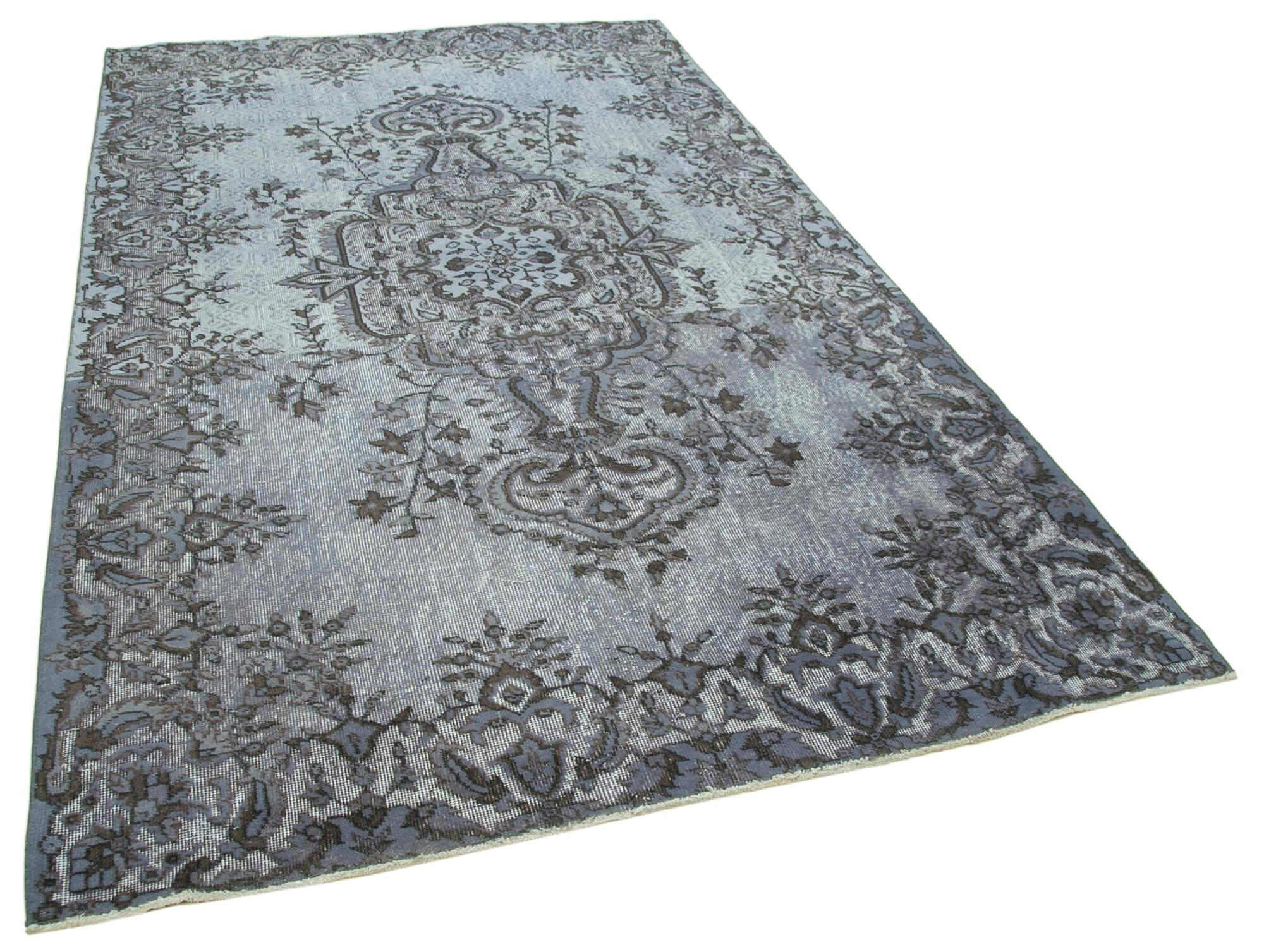 6 x 9 Grey Over Dyed Rug - 1045