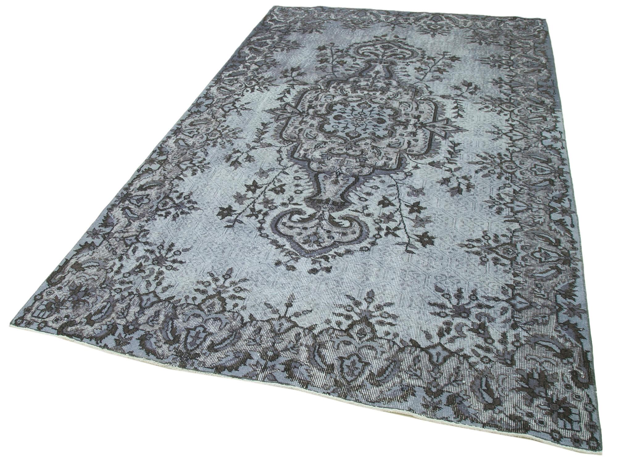 6 x 9 Grey Over Dyed Rug - 1045