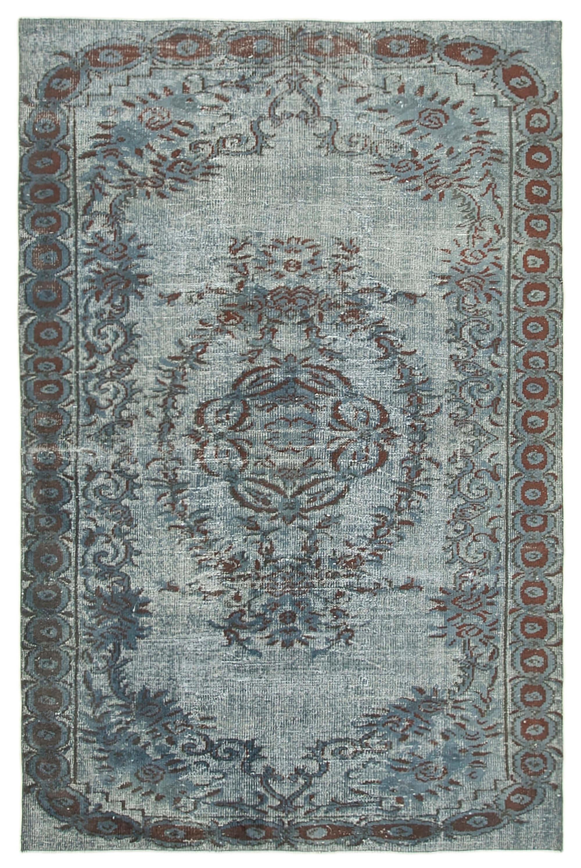 6 x 9 Grey Over Dyed Rug - 1046