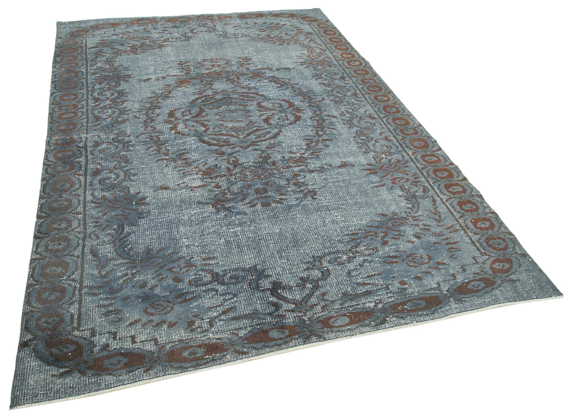 6 x 9 Grey Over Dyed Rug - 1046