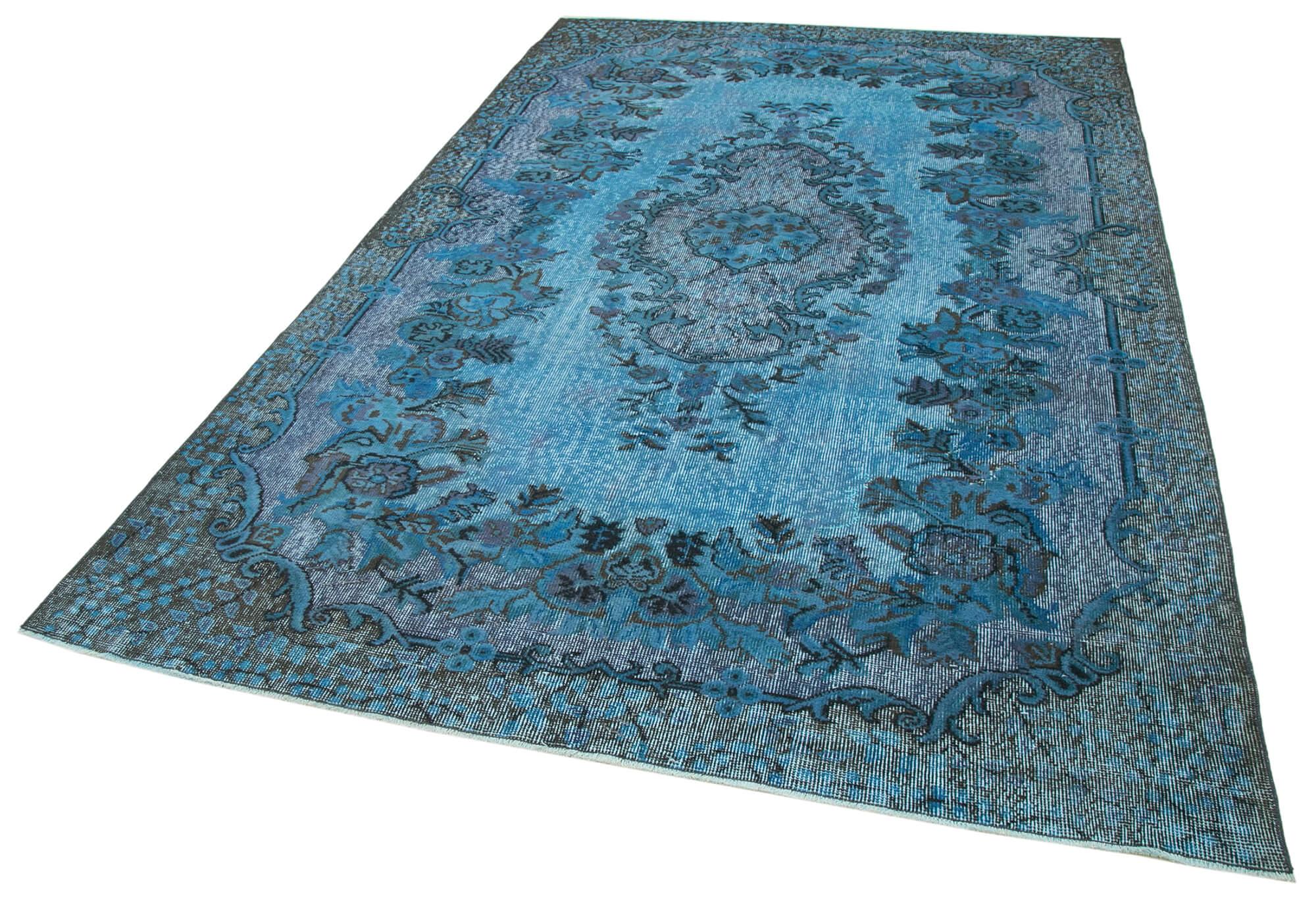 6 x 10 Blue Over Dyed Rug - 1048