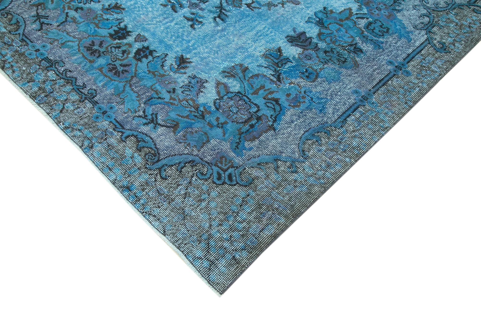 6 x 10 Blue Over Dyed Rug - 1048