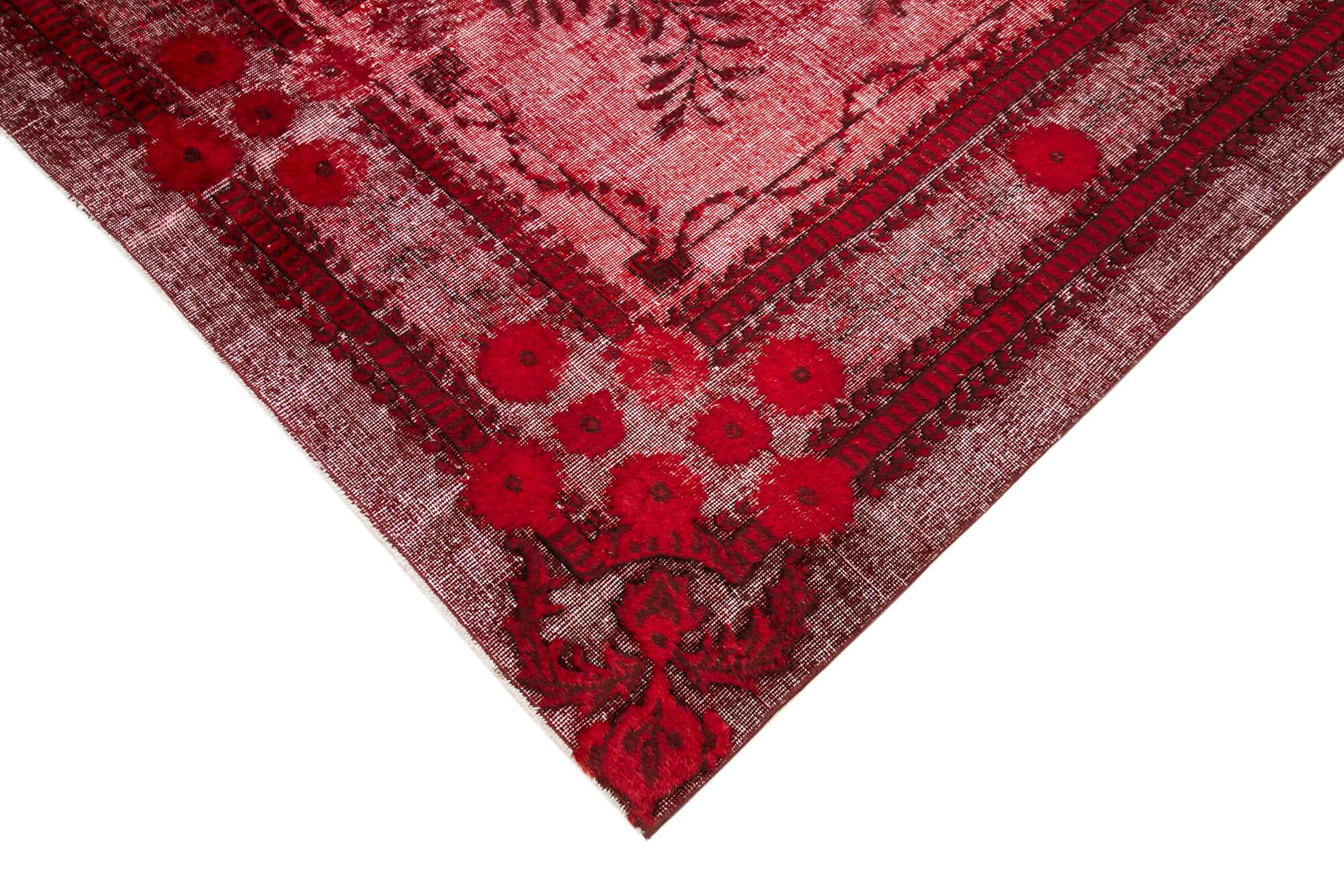 7 x 11 Red Over Dyed Rug - 1050