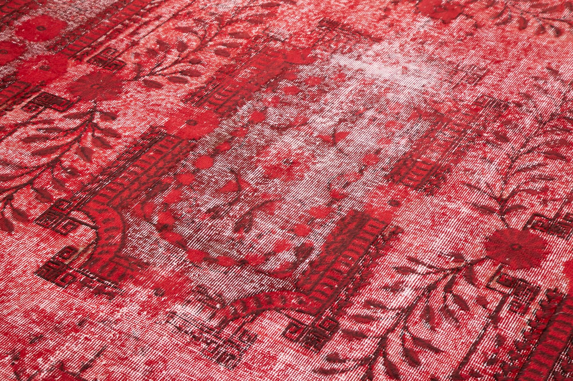 7 x 11 Red Over Dyed Rug - 1050