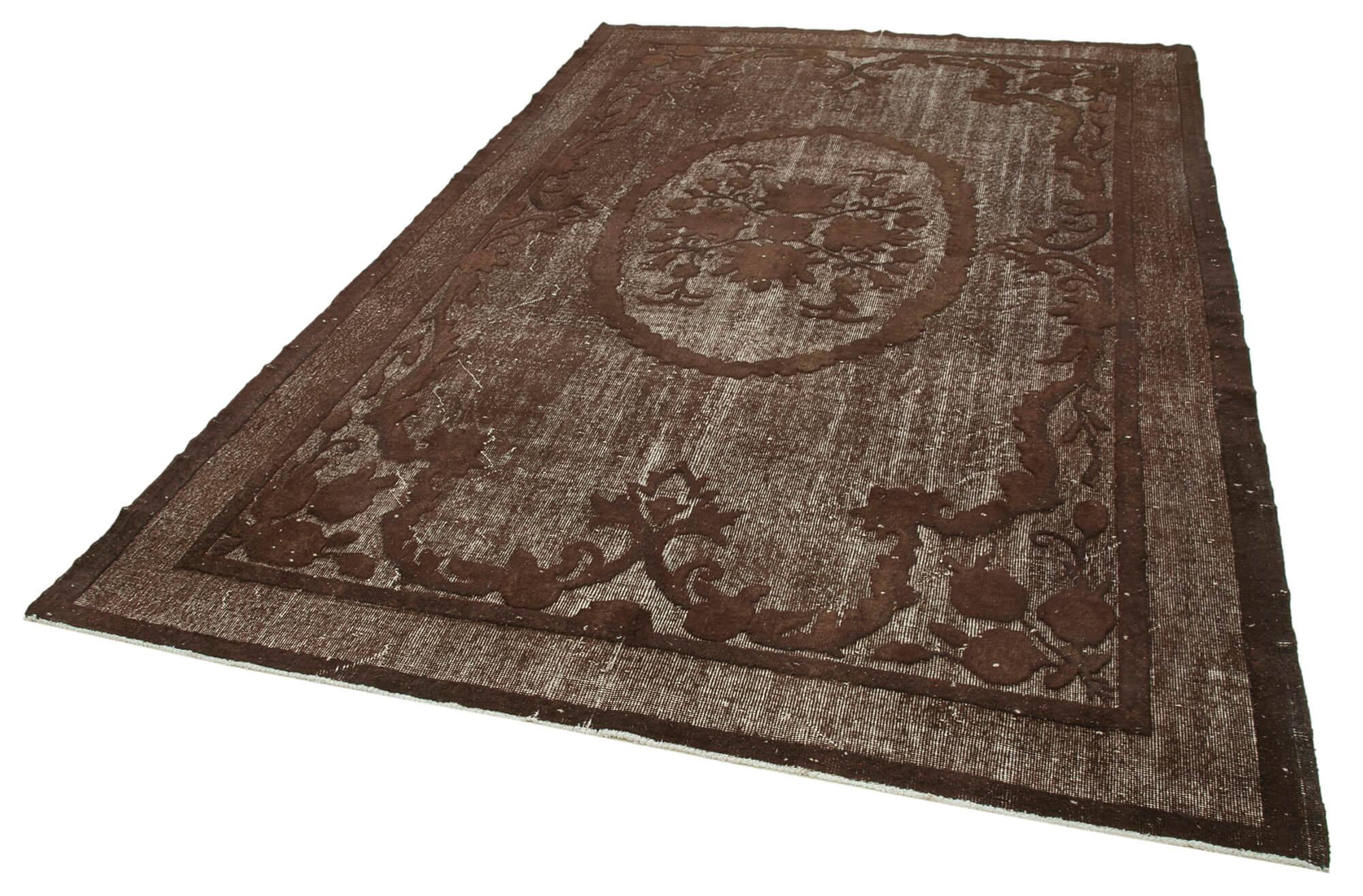 7 x 11 Brown Over Dyed Rug - 1051