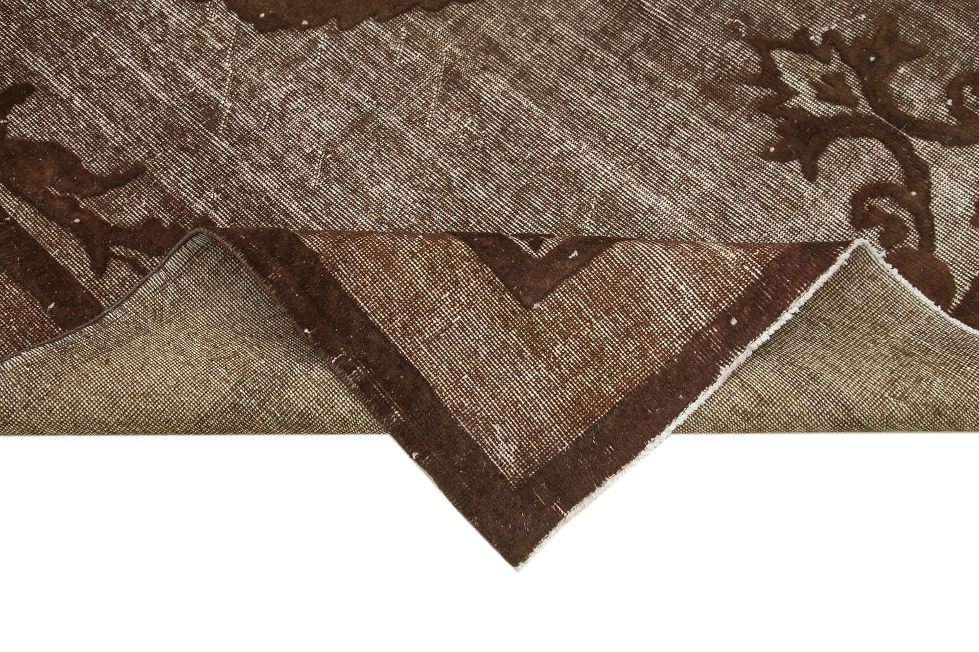 7 x 11 Brown Over Dyed Rug - 1051