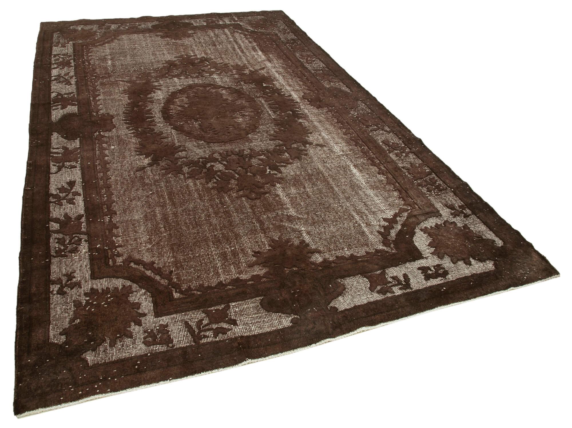 6 x 10 Brown Over Dyed Rug - 1052