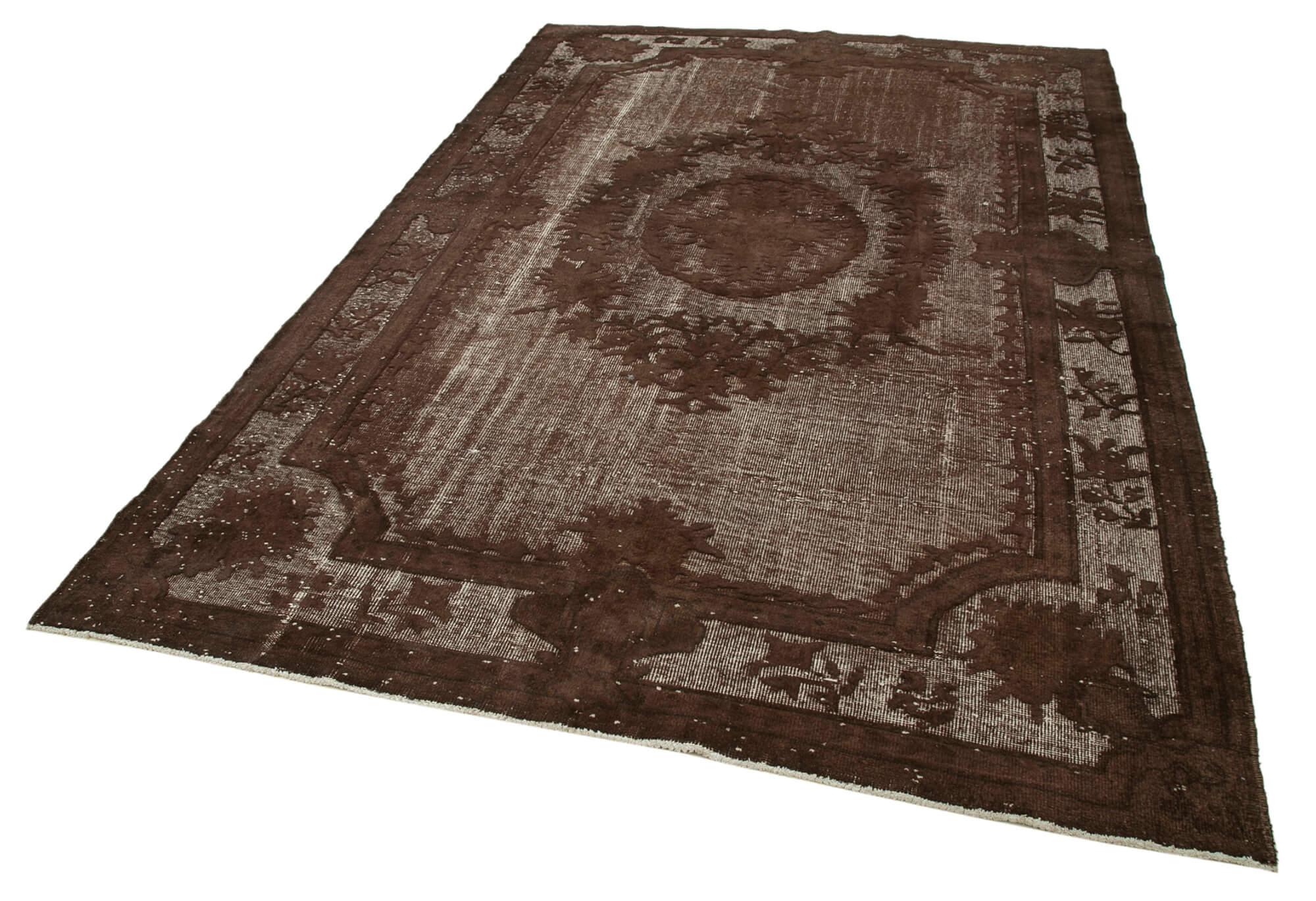 6 x 10 Brown Over Dyed Rug - 1052