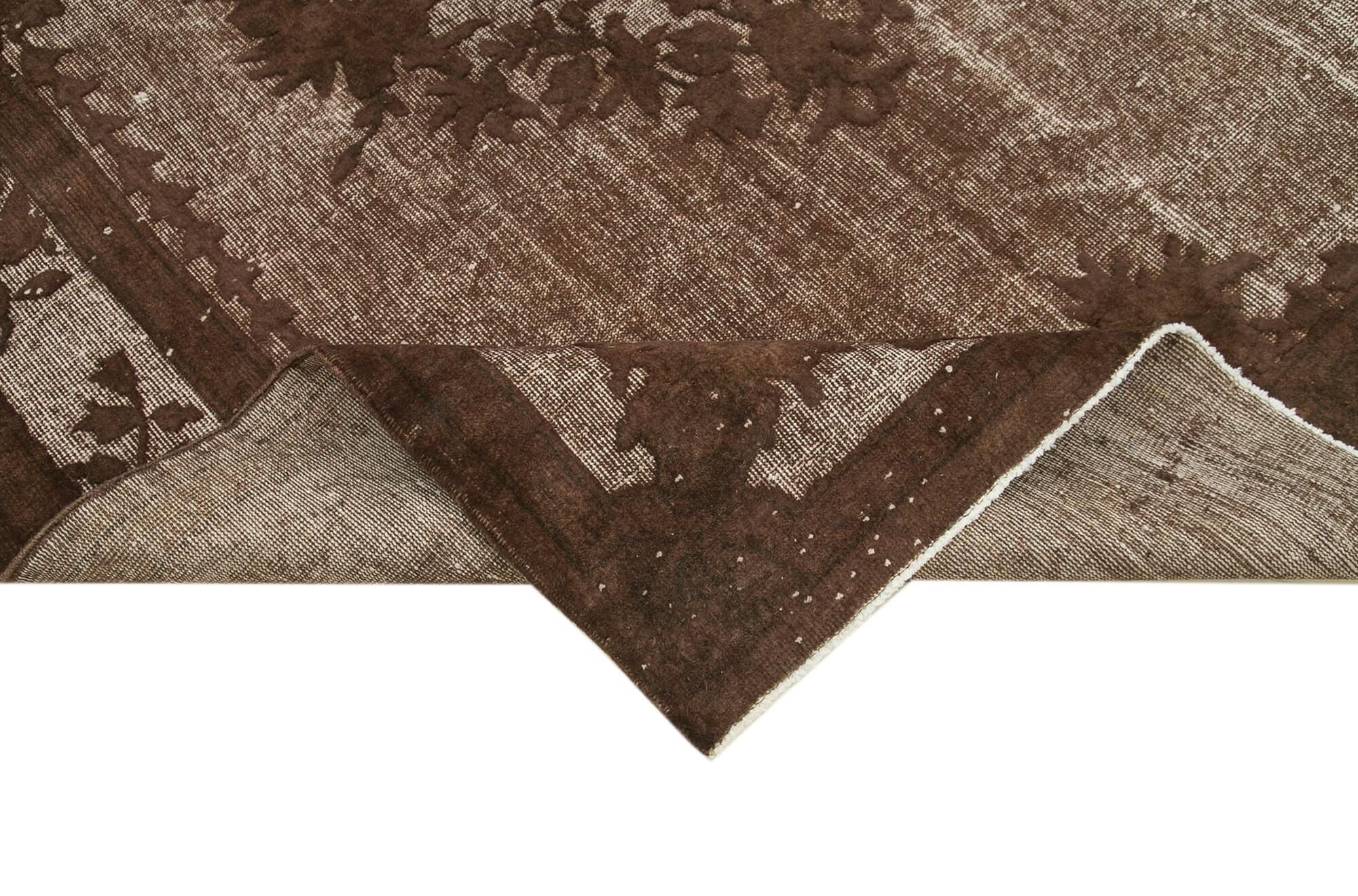 6 x 10 Brown Over Dyed Rug - 1052