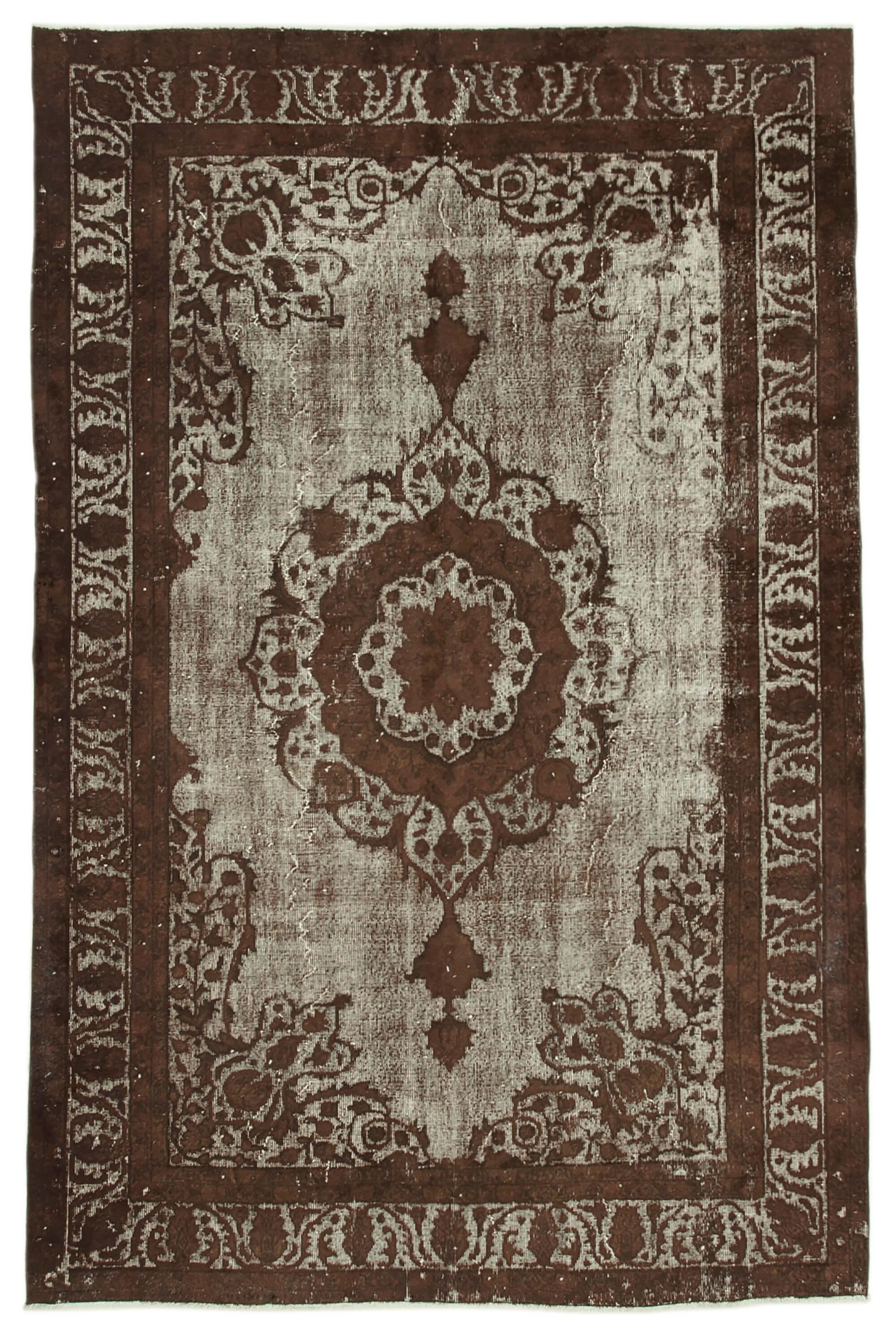 7 x 11 Brown Over Dyed Rug - 1053