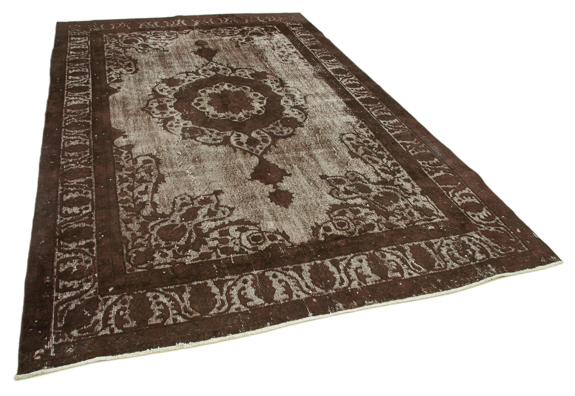 7 x 11 Brown Over Dyed Rug - 1053