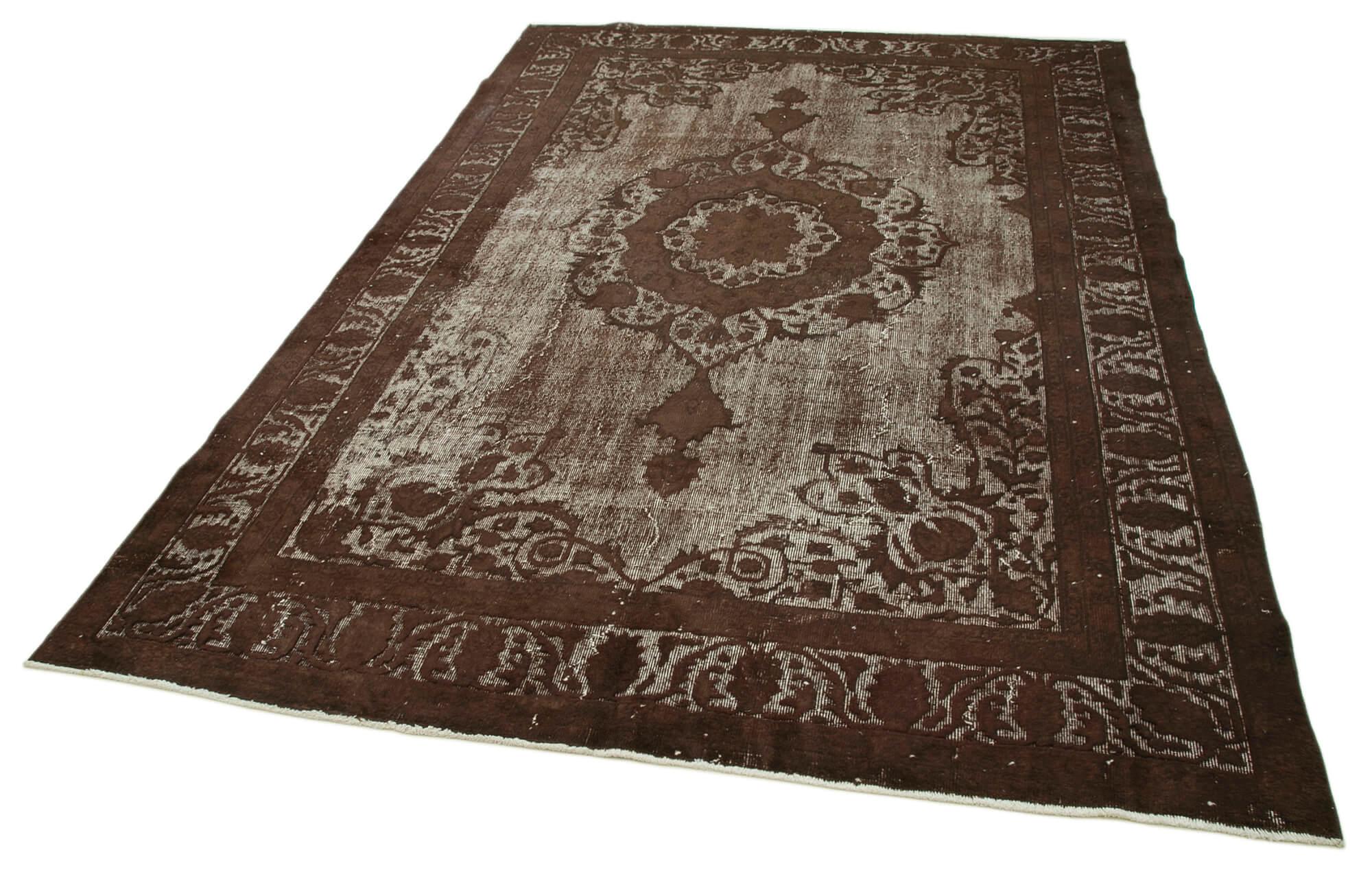 7 x 11 Brown Over Dyed Rug - 1053