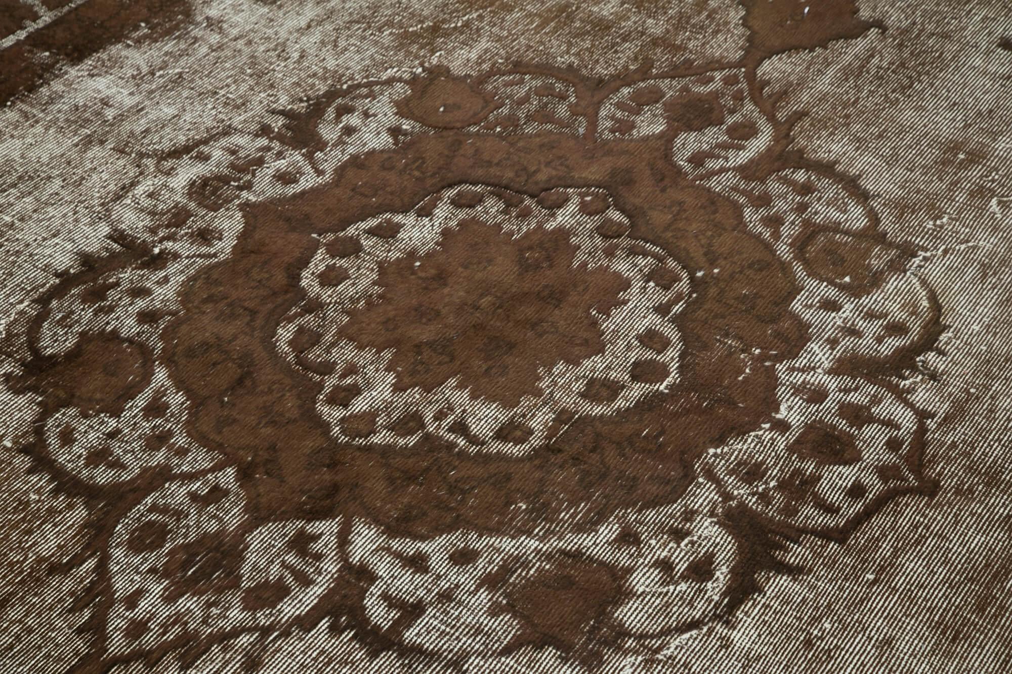 7 x 11 Brown Over Dyed Rug - 1053