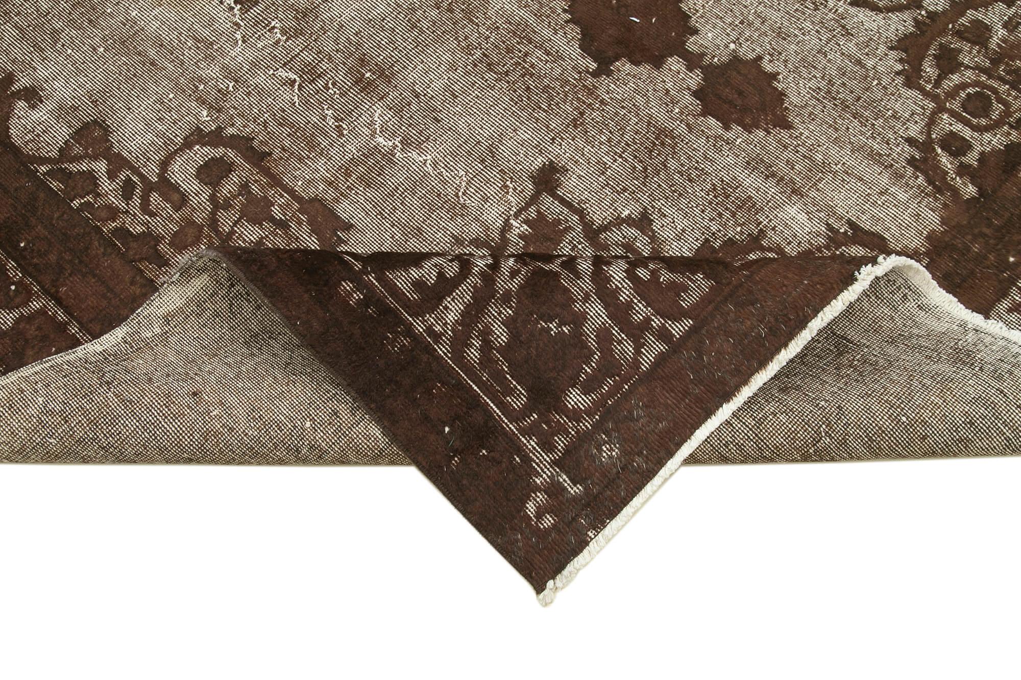 7 x 11 Brown Over Dyed Rug - 1053