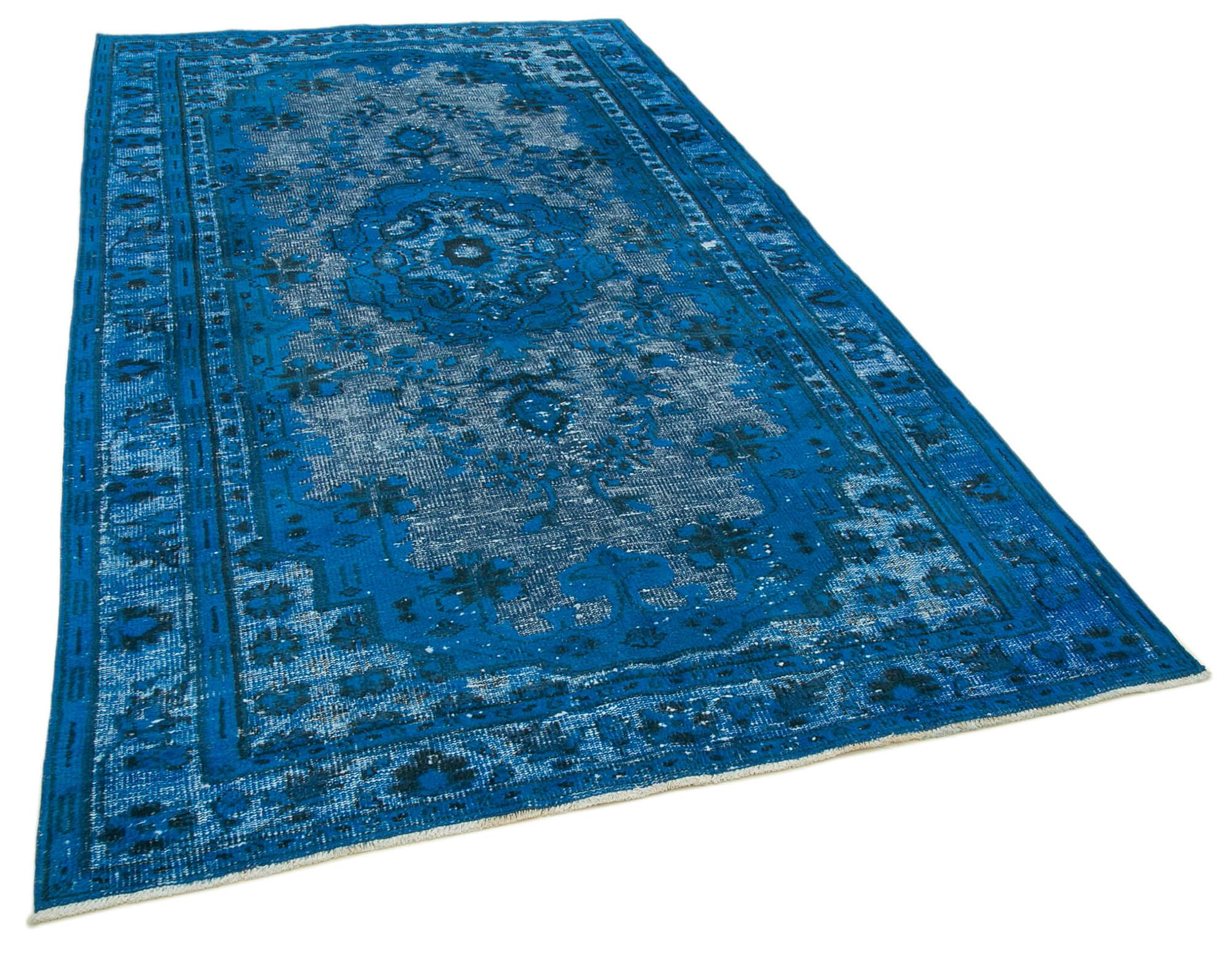 6 x 9 Blue Over Dyed Rug - 1054