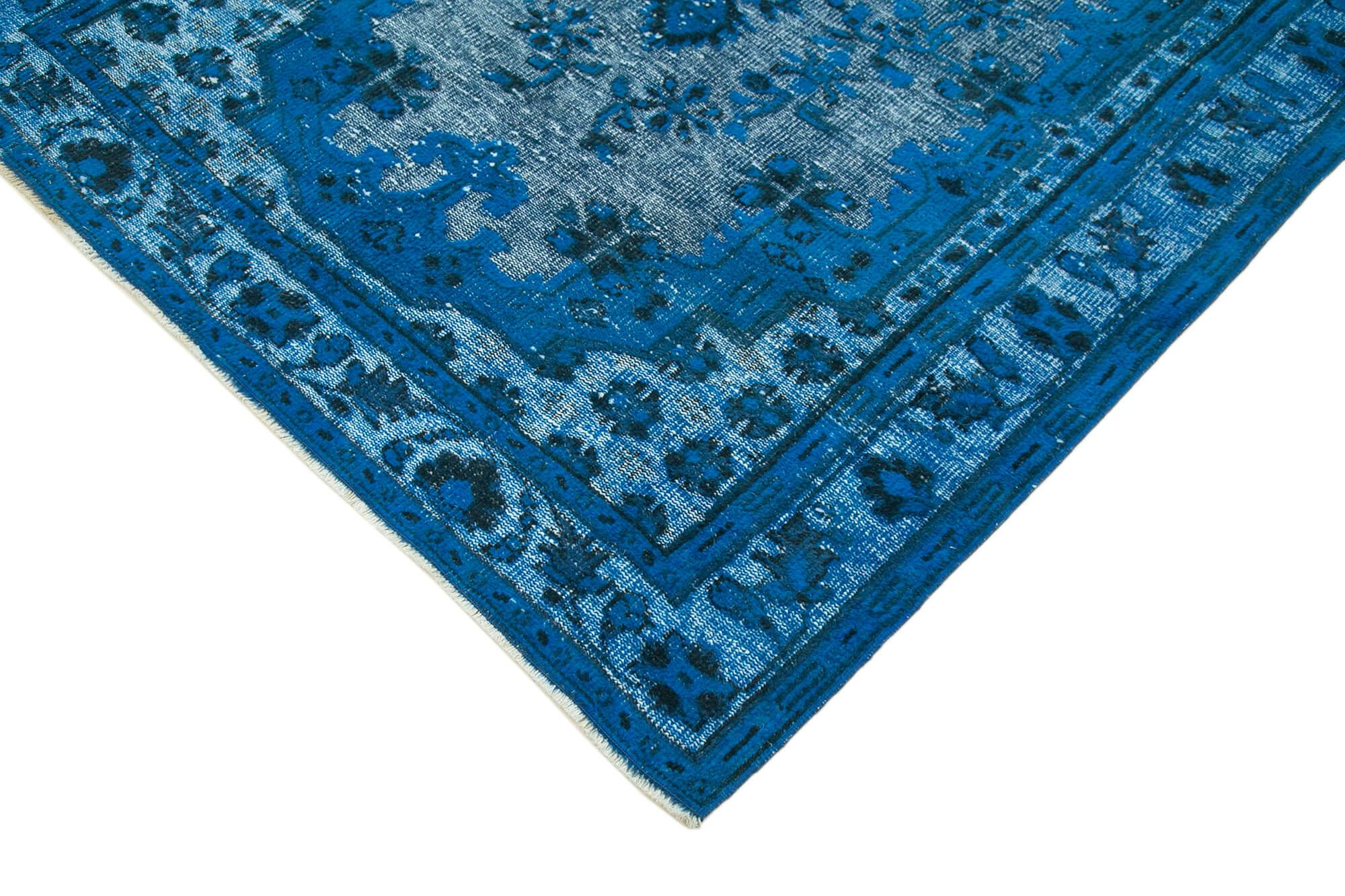 6 x 9 Blue Over Dyed Rug - 1054