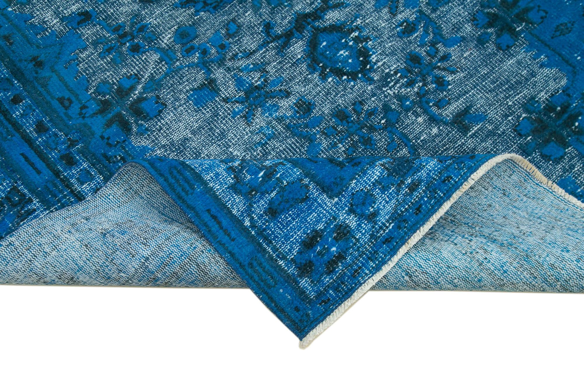 6 x 9 Blue Over Dyed Rug - 1054